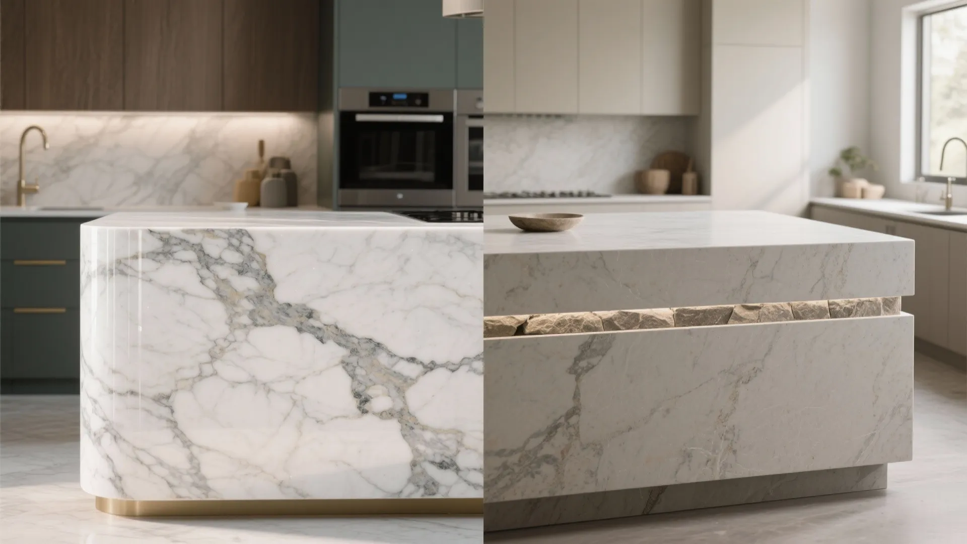3) Marble or natural stone: classic luxury with caveats