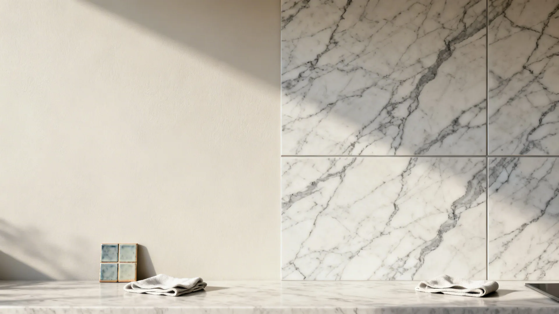 Faux marble and stone slabs for a luxe look