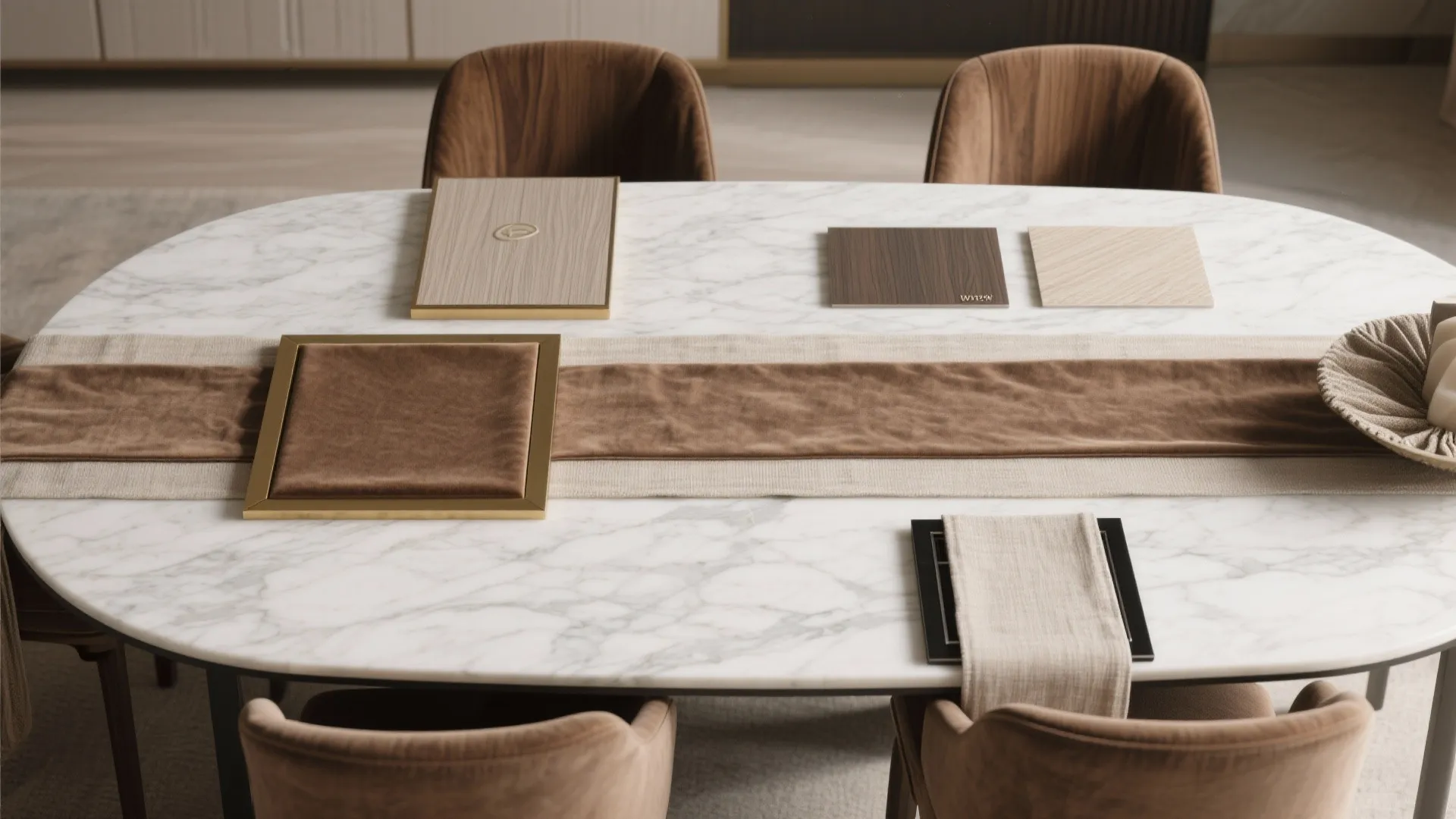 Materiality: Marble, Brass, and Rich Textures