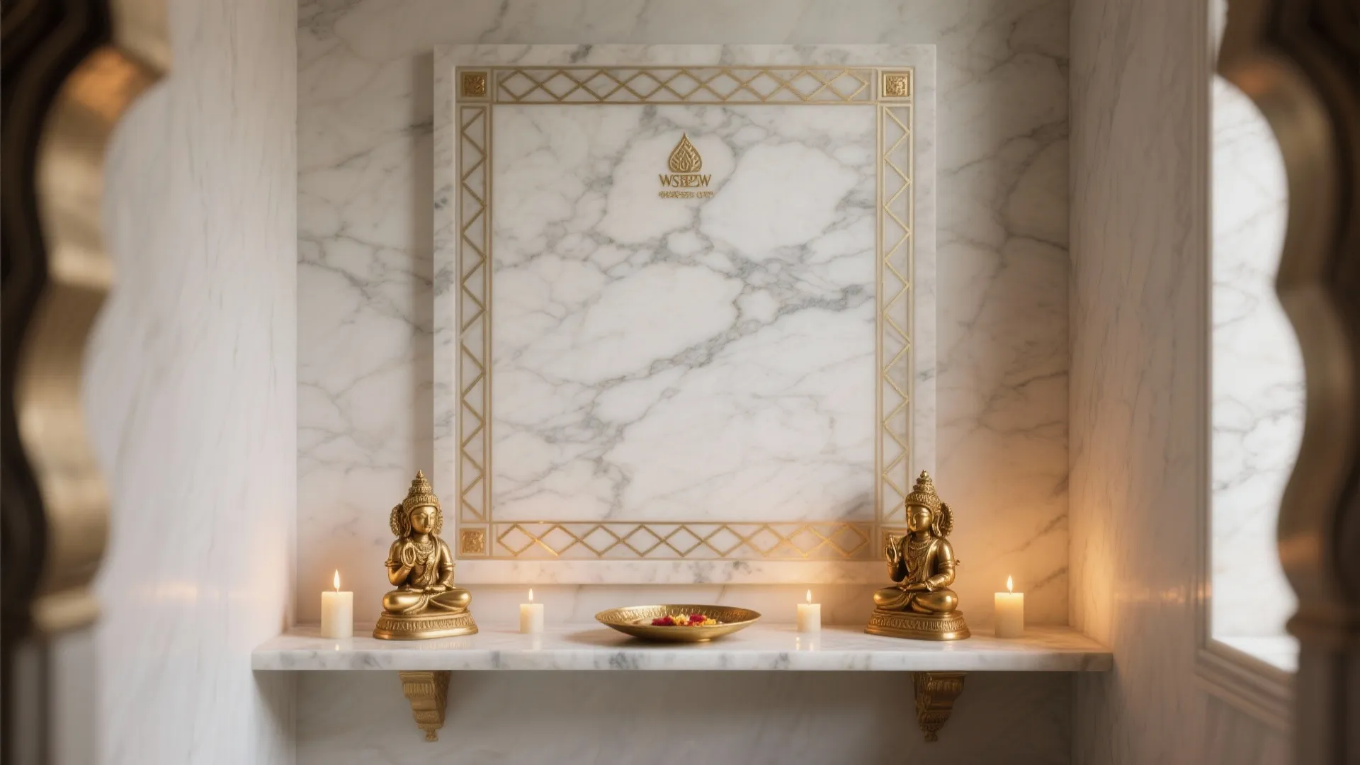 Marble-and-Brass Quiet Luxury