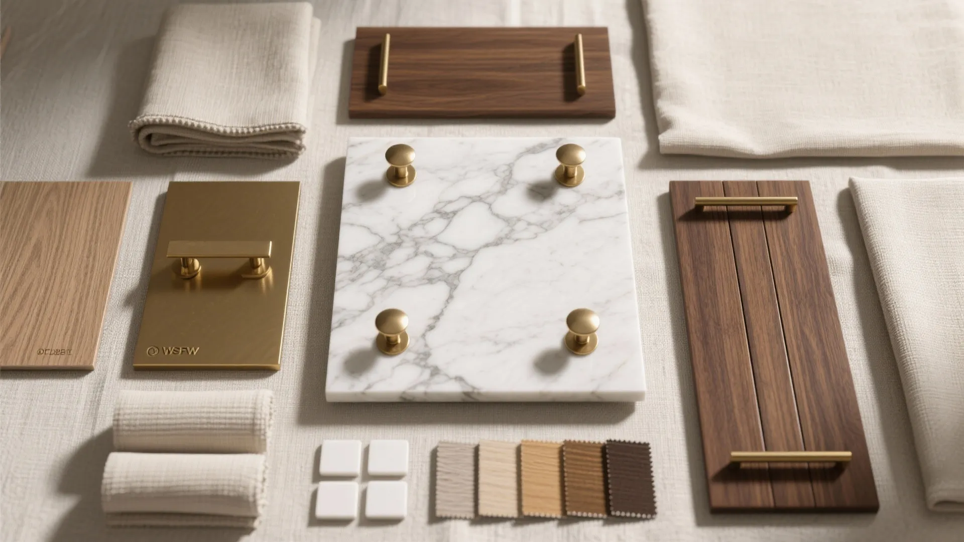 Marble, Brass, and Rich Wood
