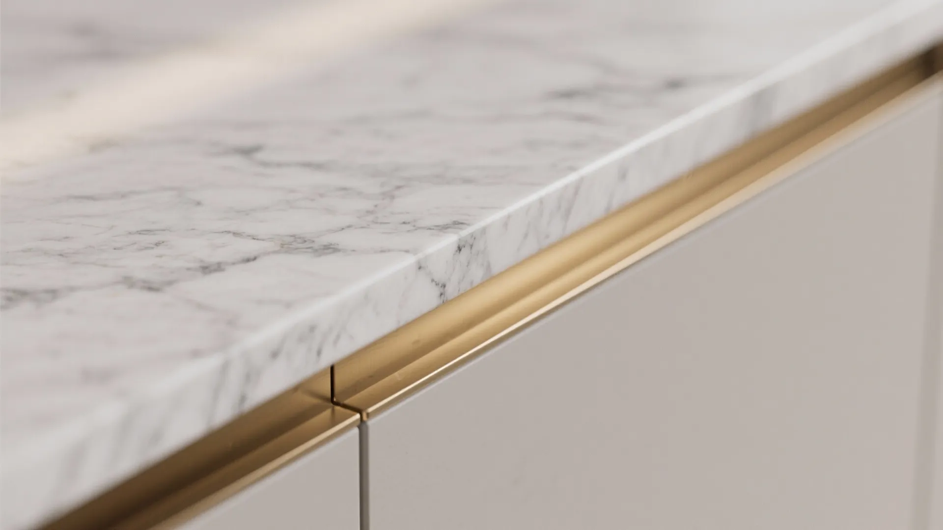 Textured Stone + Brass Layers