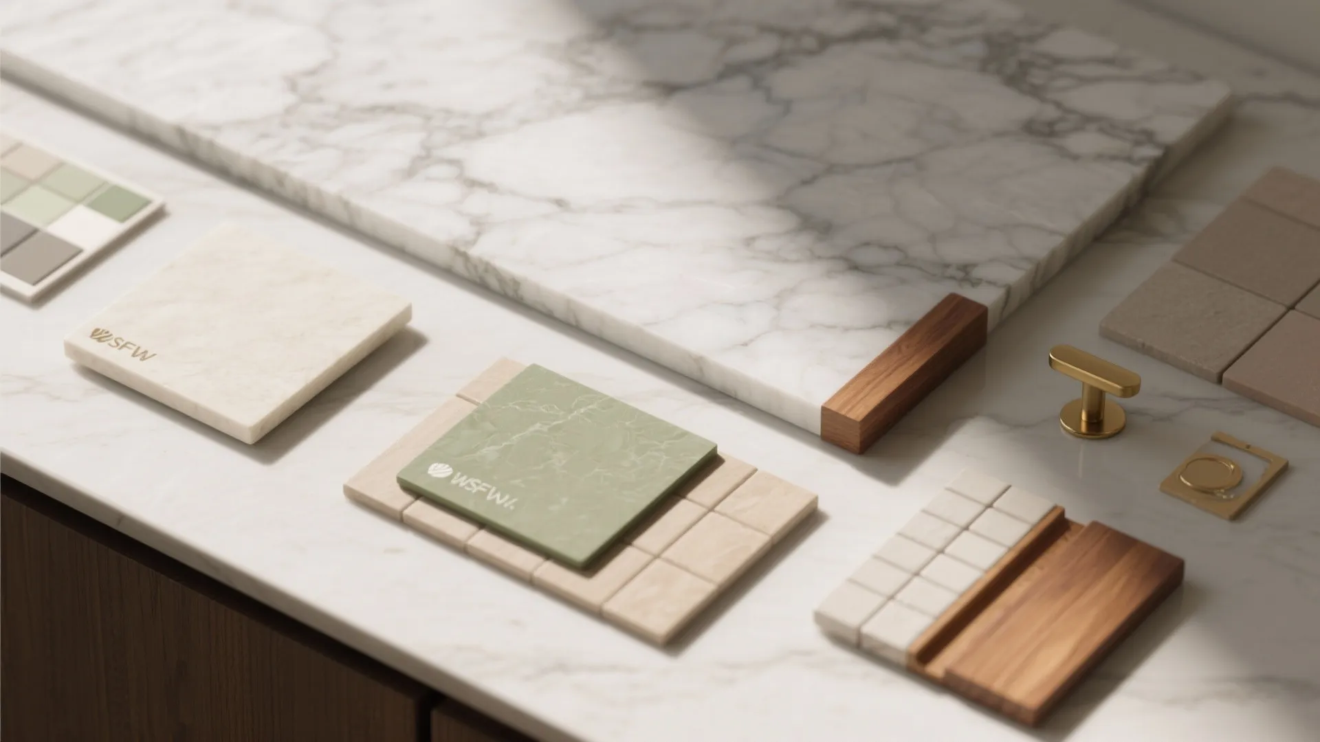 Marble and Patterned Countertops