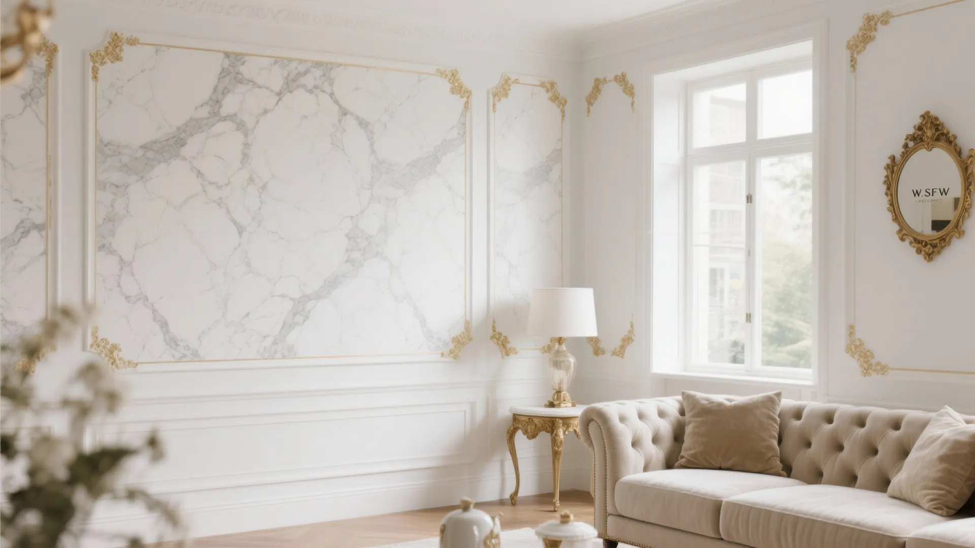 Marble Effect Accent