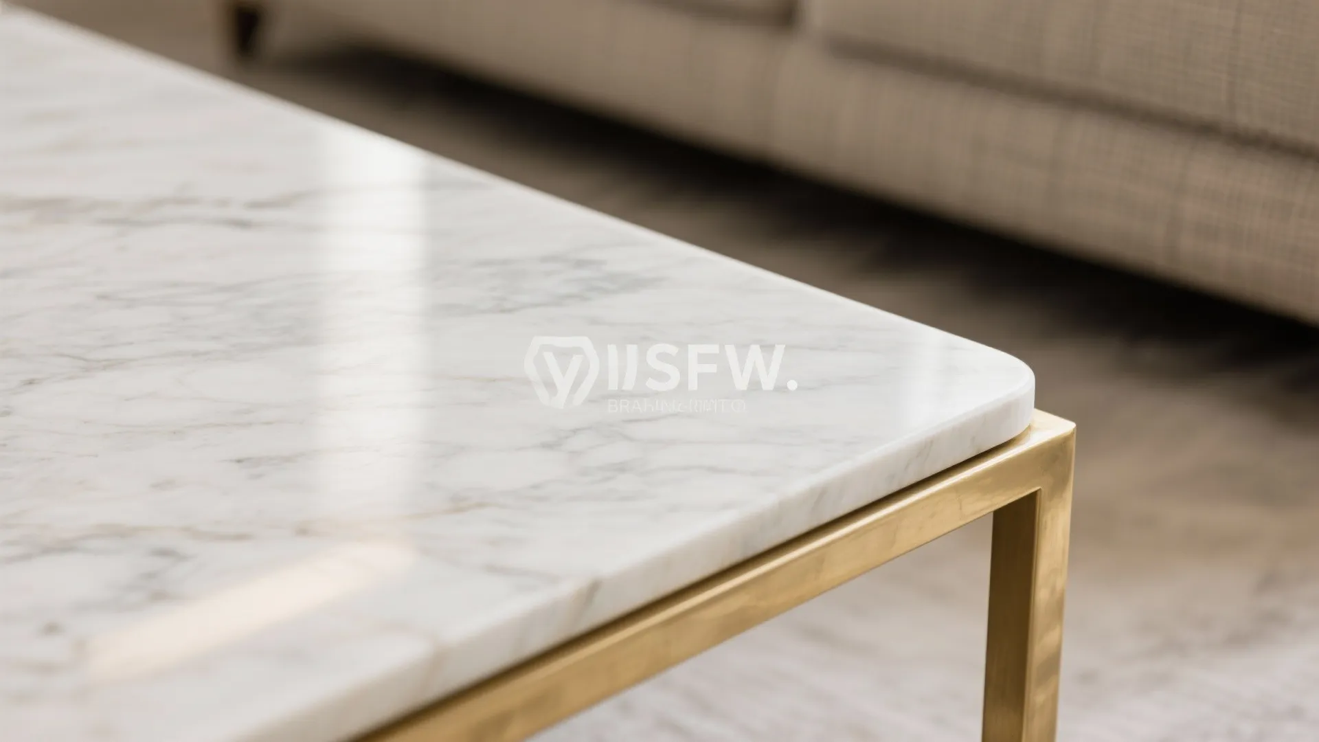 Material mix: marble + gold for balanced elegance