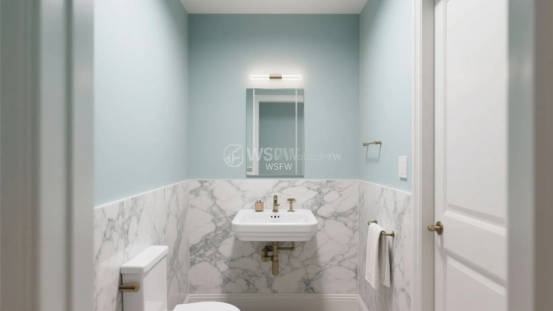 7. Marble Half-Walls