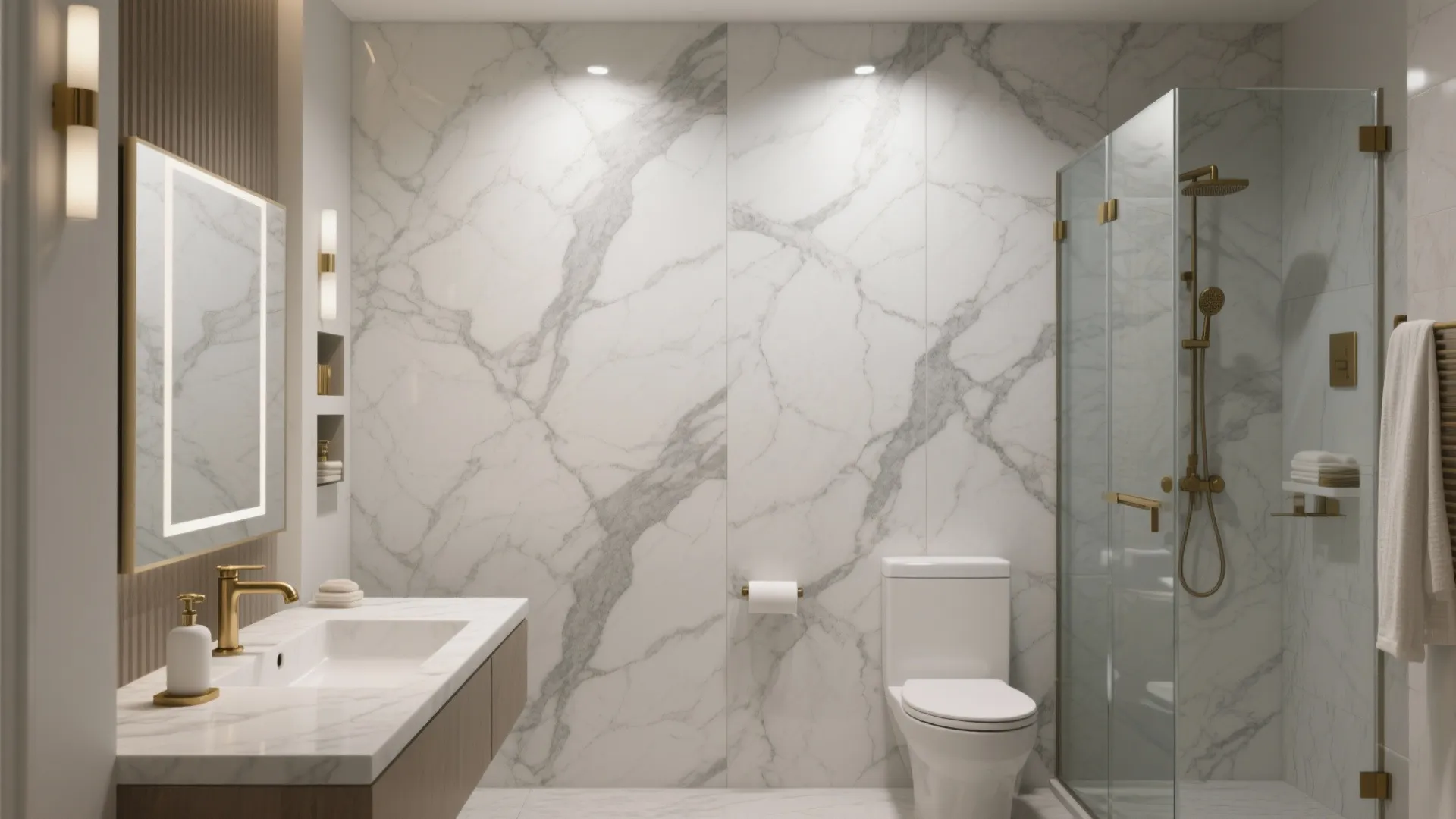 Marble-Look Porcelain: Luxe Without the Maintenance