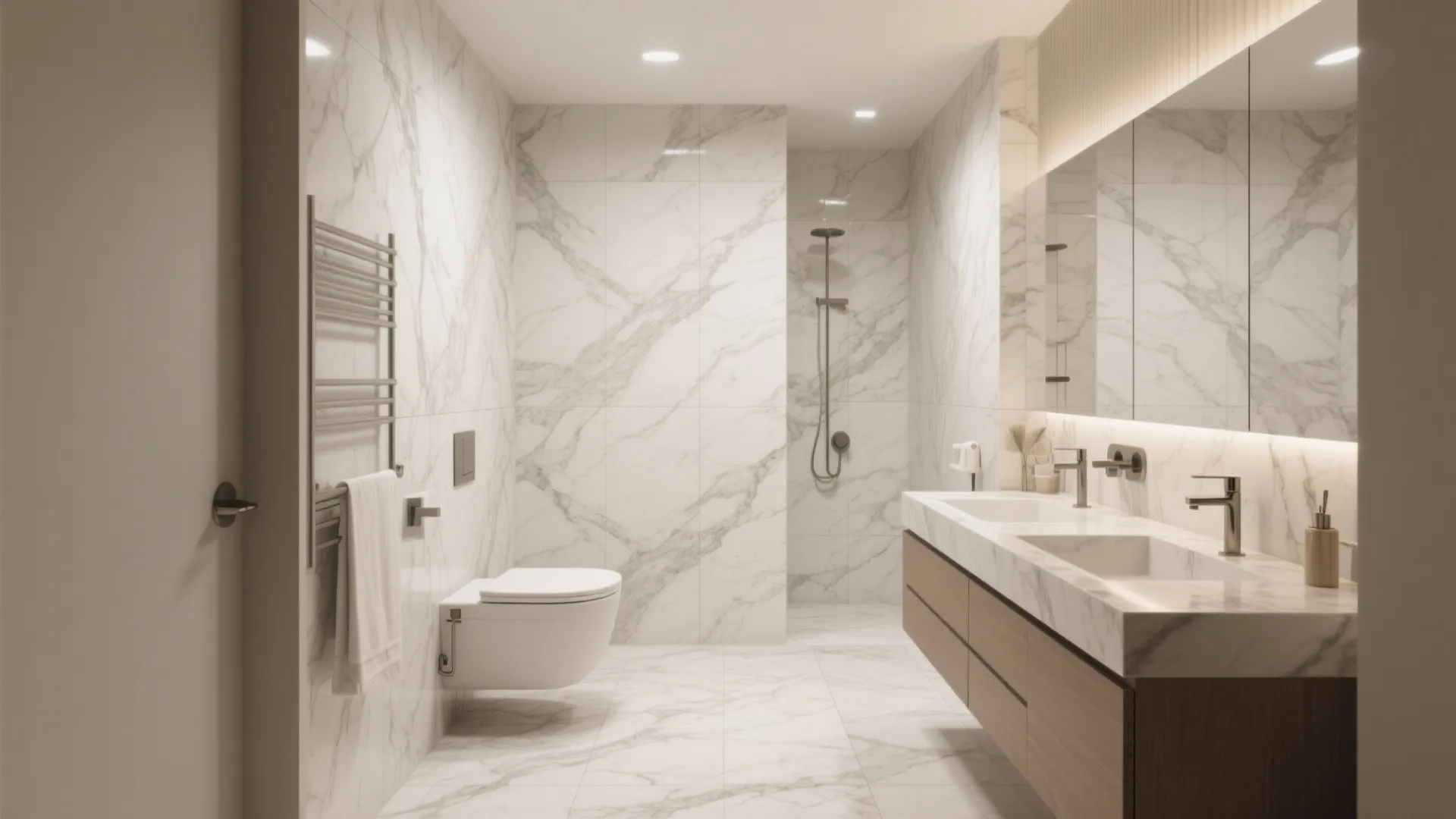 Marble-Look Porcelain