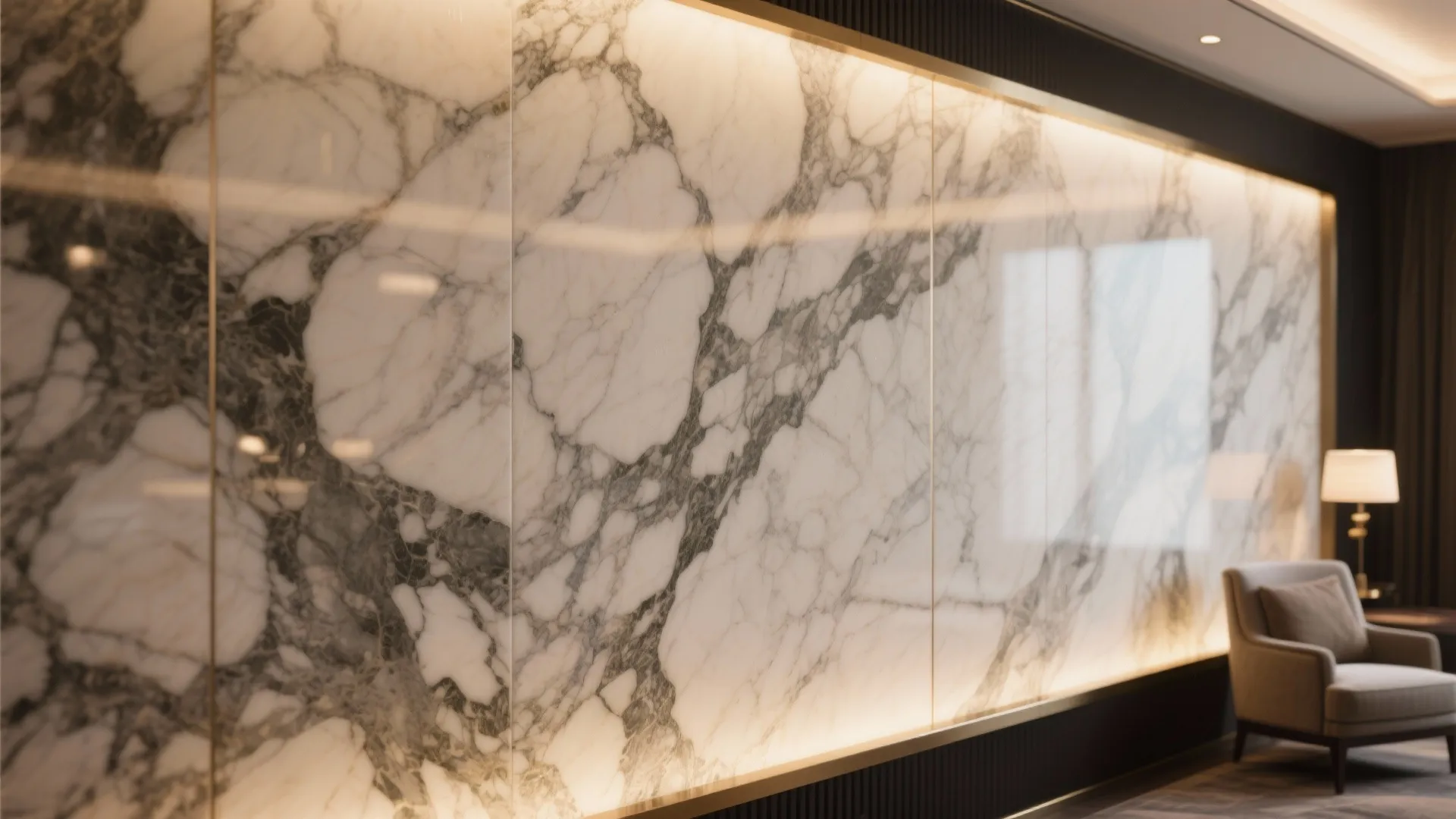 4. Natural Stone or Marble Slabs for Luxe Texture