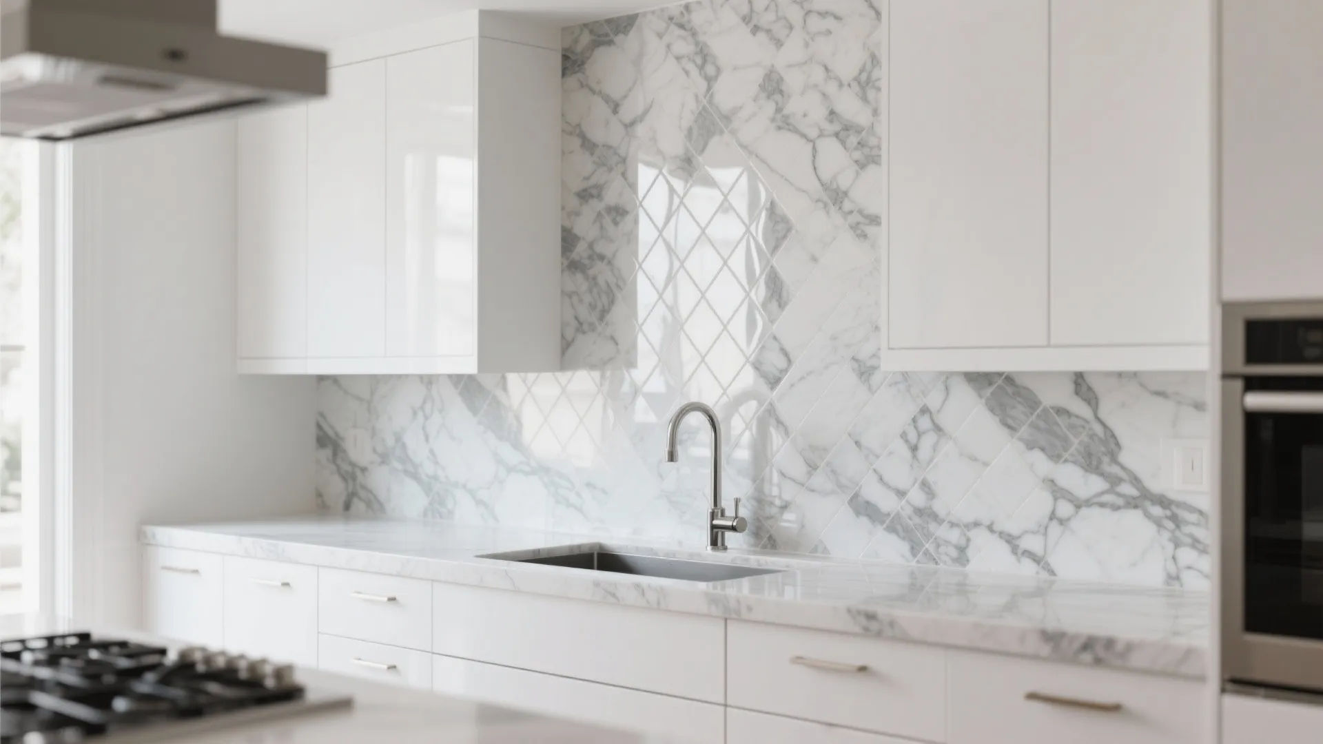2. Marble Mosaic Elegance