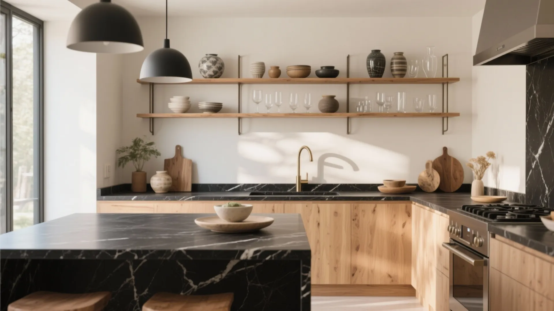 7. Open Shelf Styling