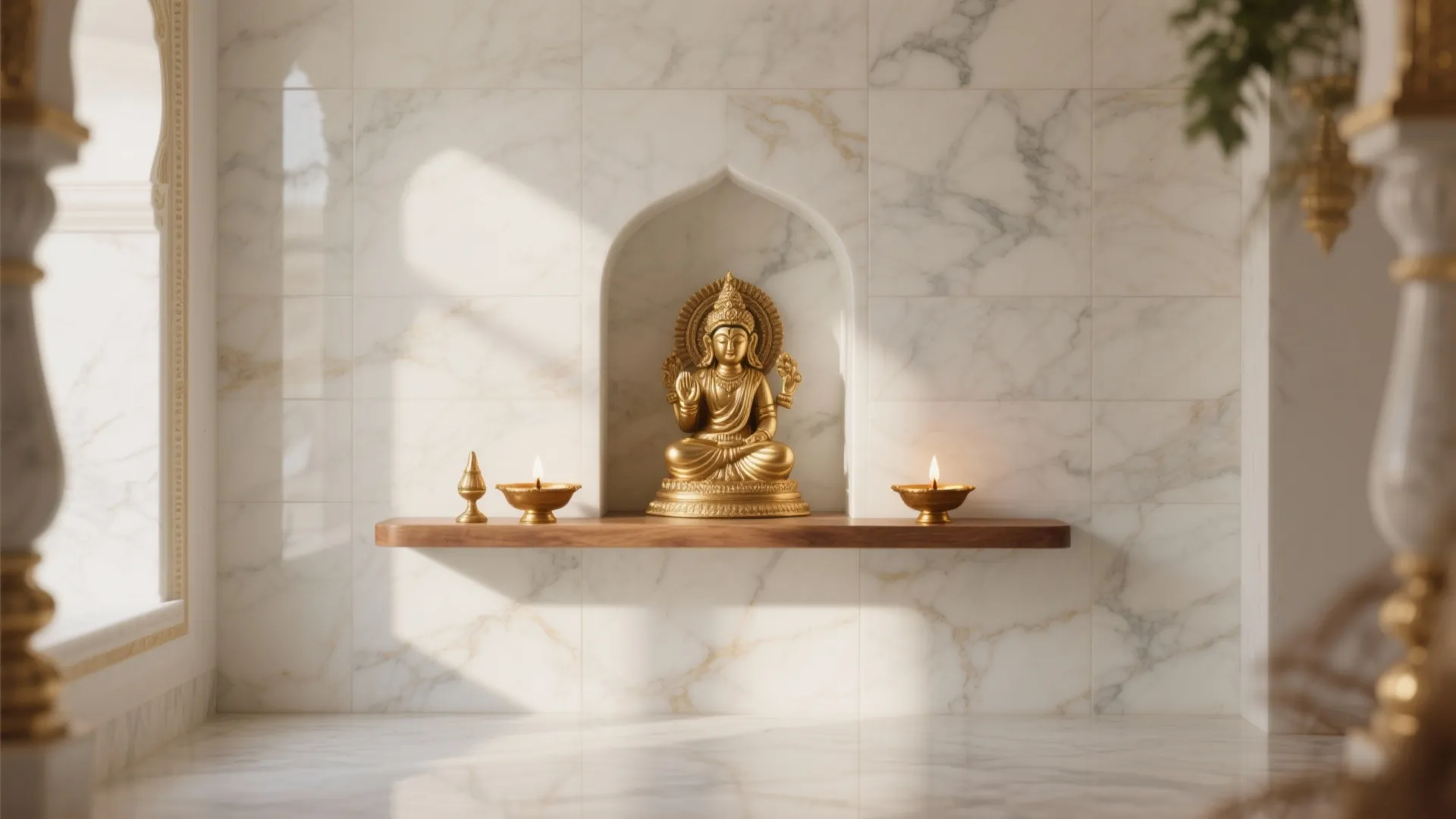 Marble-Look Serenity: Light, Calm, and Easy to Clean