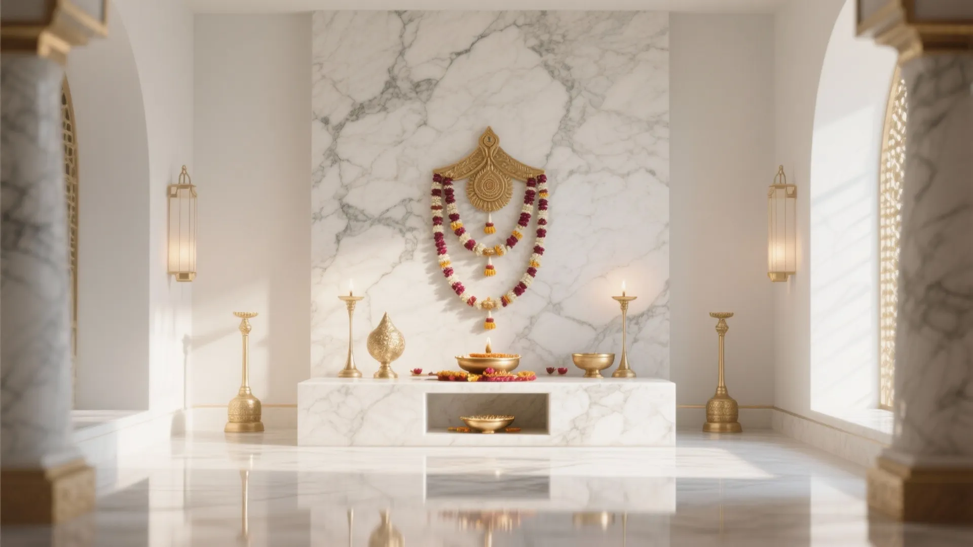 Minimalist Marble Backdrop