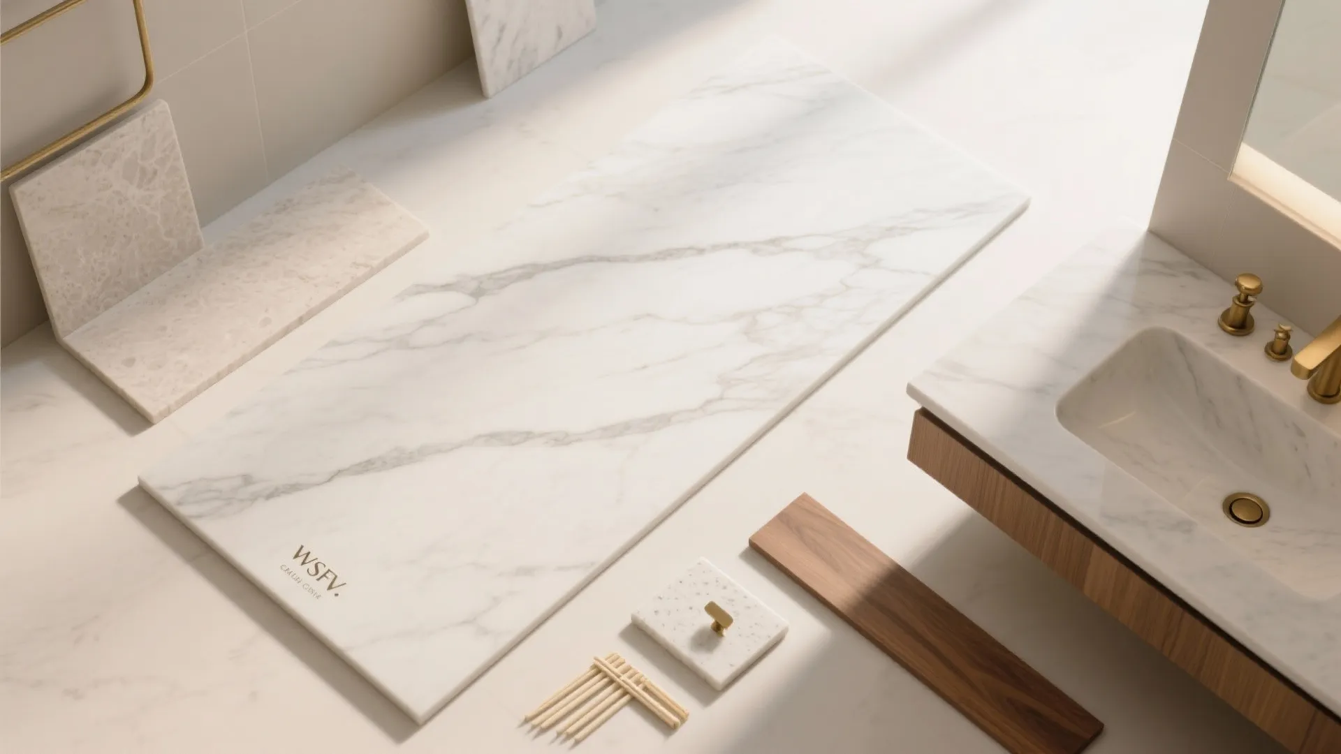Marble-look porcelain’s practicality