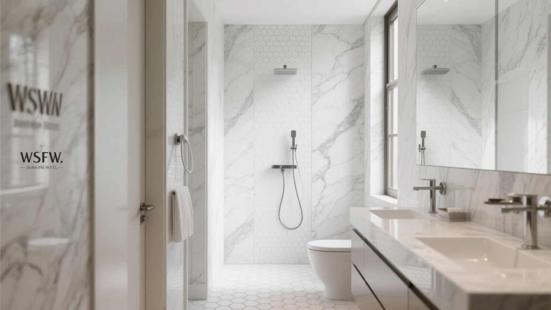 Marble-Look Mix: Hotel Calm Without Hotel Maintenance