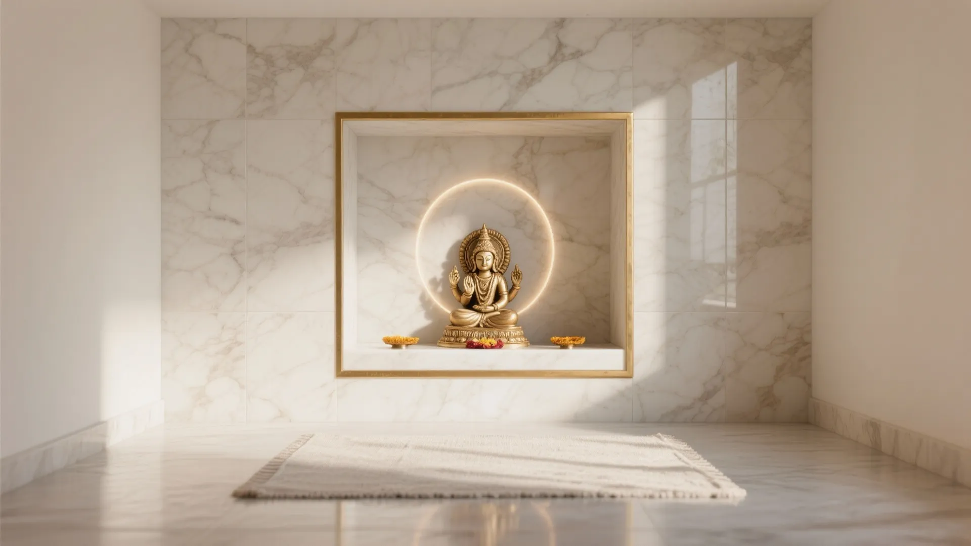 Marble-Look Porcelain, Calm and Low-Maintenance