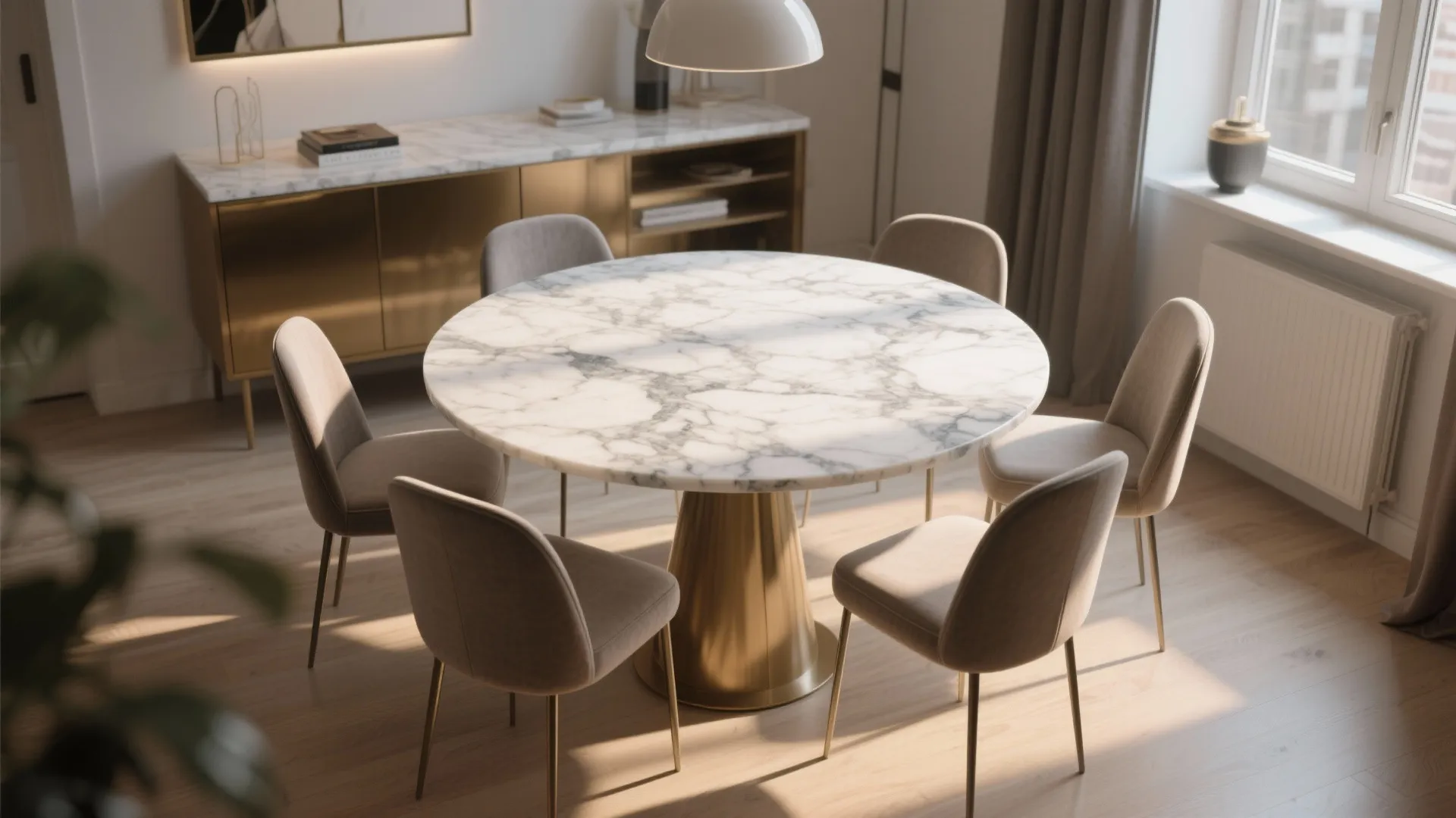 4. Marble Statement Piece