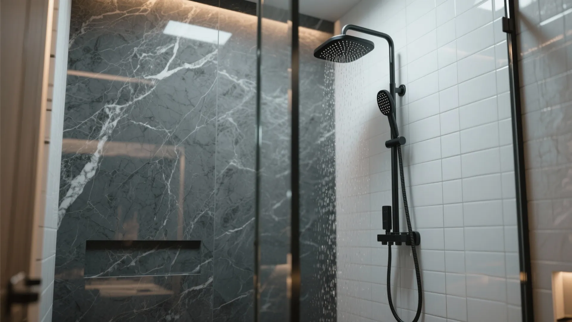 2. Feature shower wall