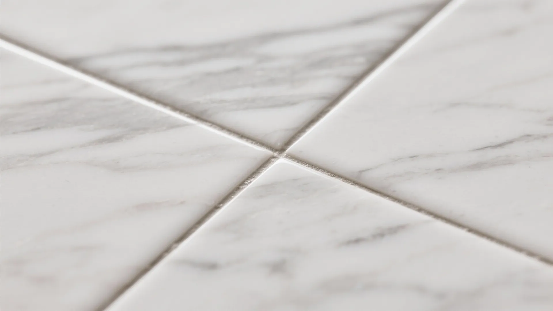 2) Light-veined marble texture to visually expand tight rooms