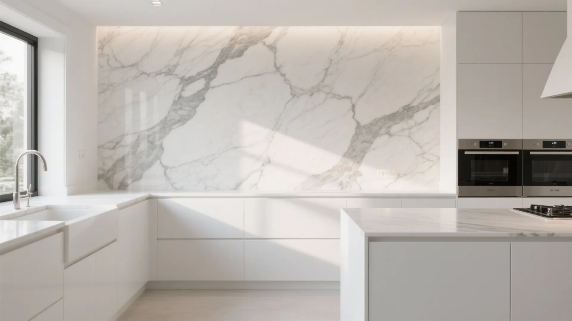 2. Marble Slab Elegance