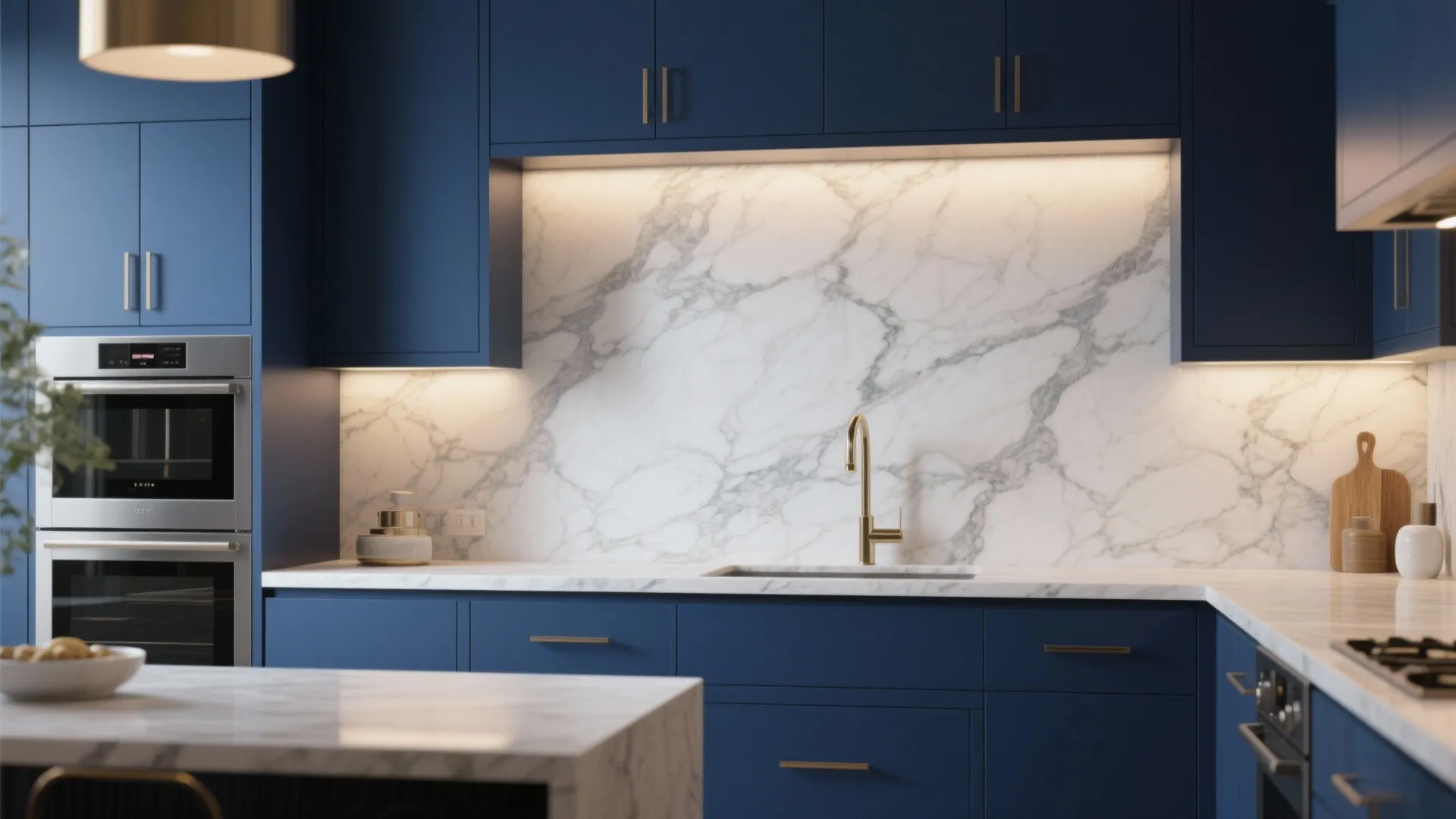 2. Marble or Marble-Look Porcelain Slab
