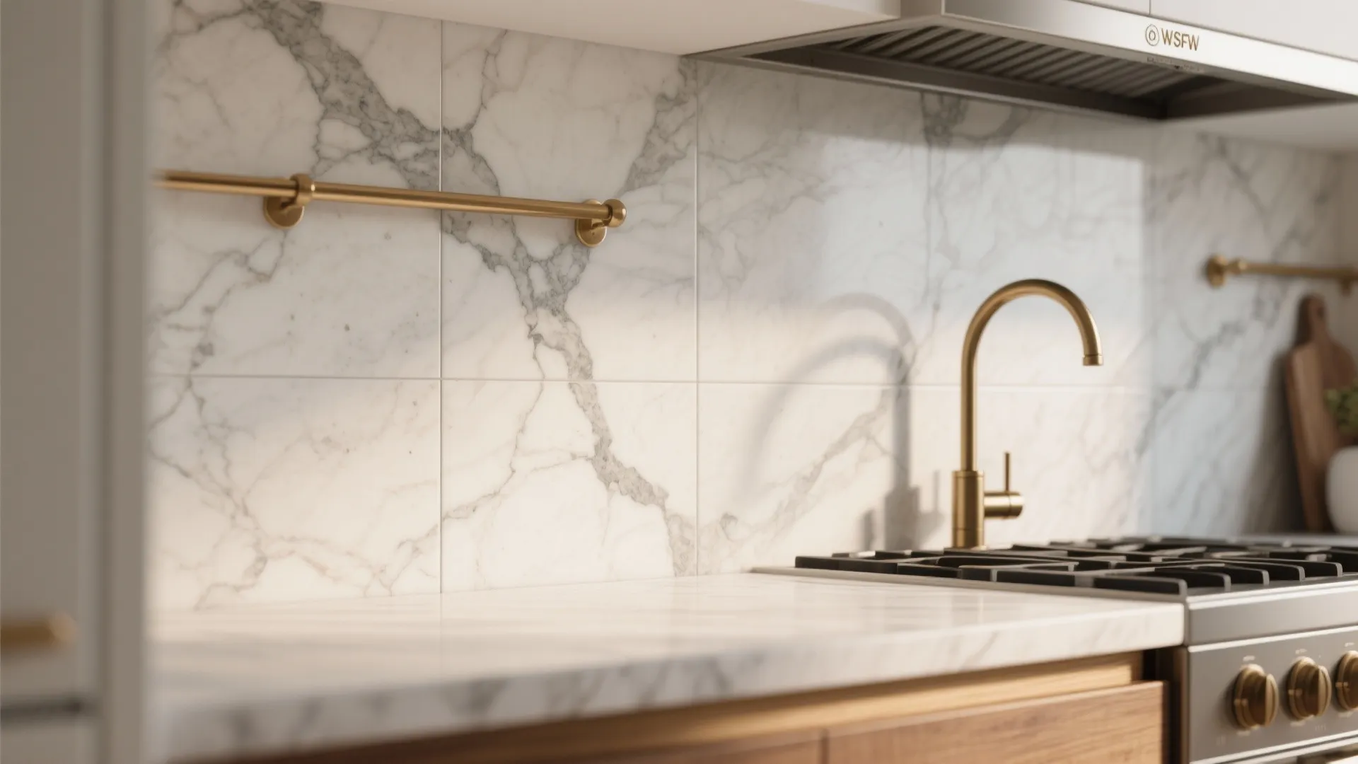 1. Marble slab — seamless and timeless