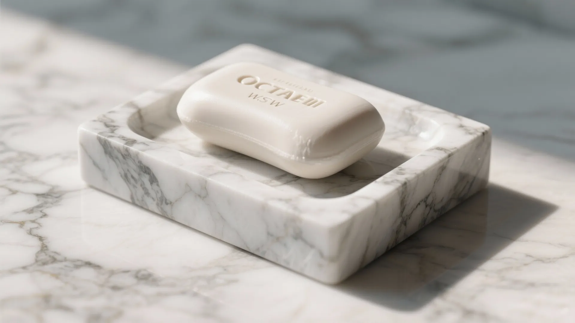Marble Slab Soap Stand