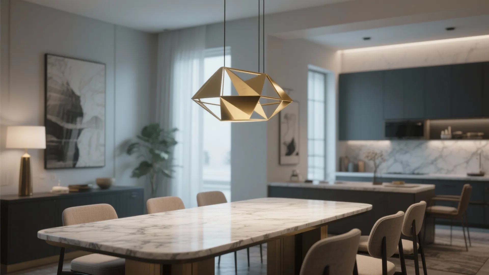 3. Statement Lighting