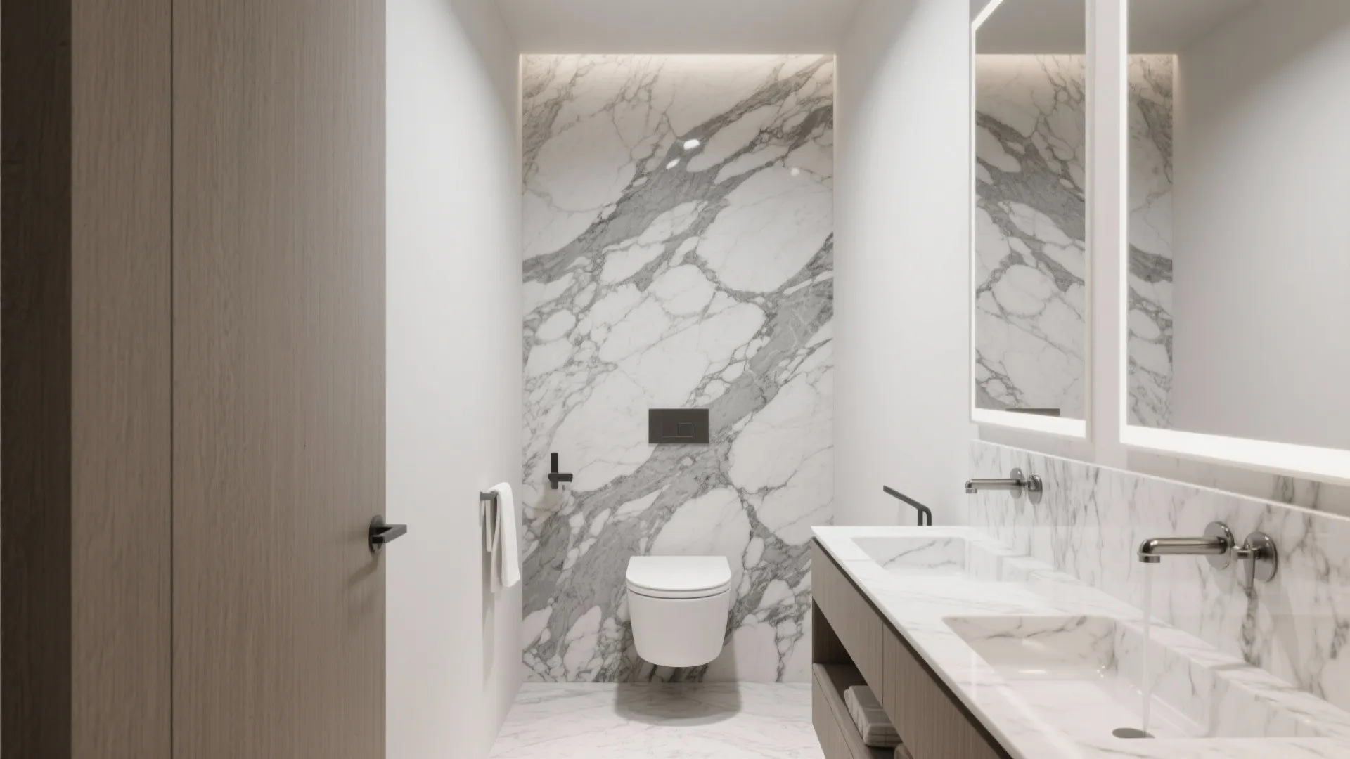 1. Floor-to-Ceiling Statement Wall