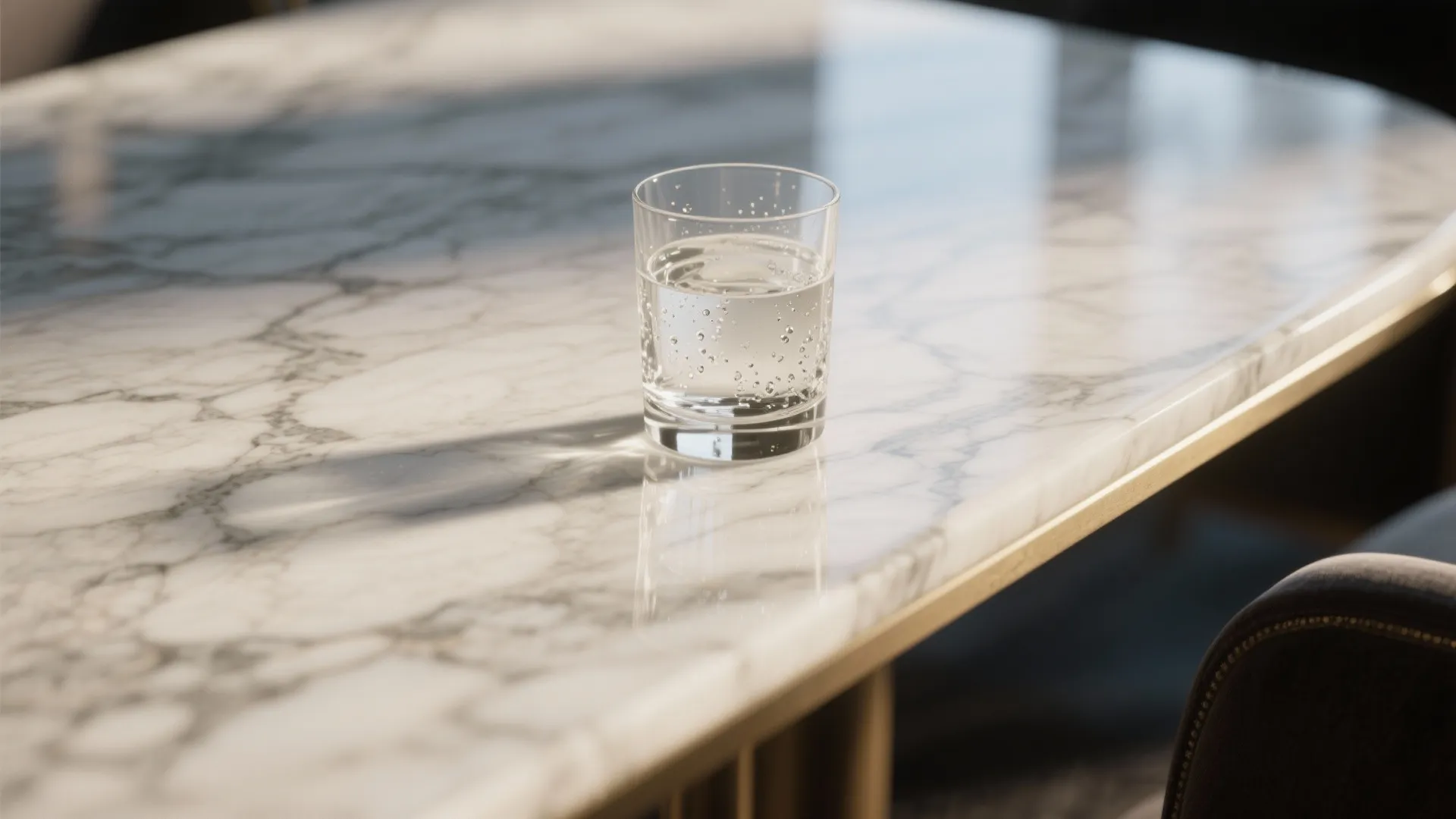 4) Round Marble-Top Side Table for Elevated Texture