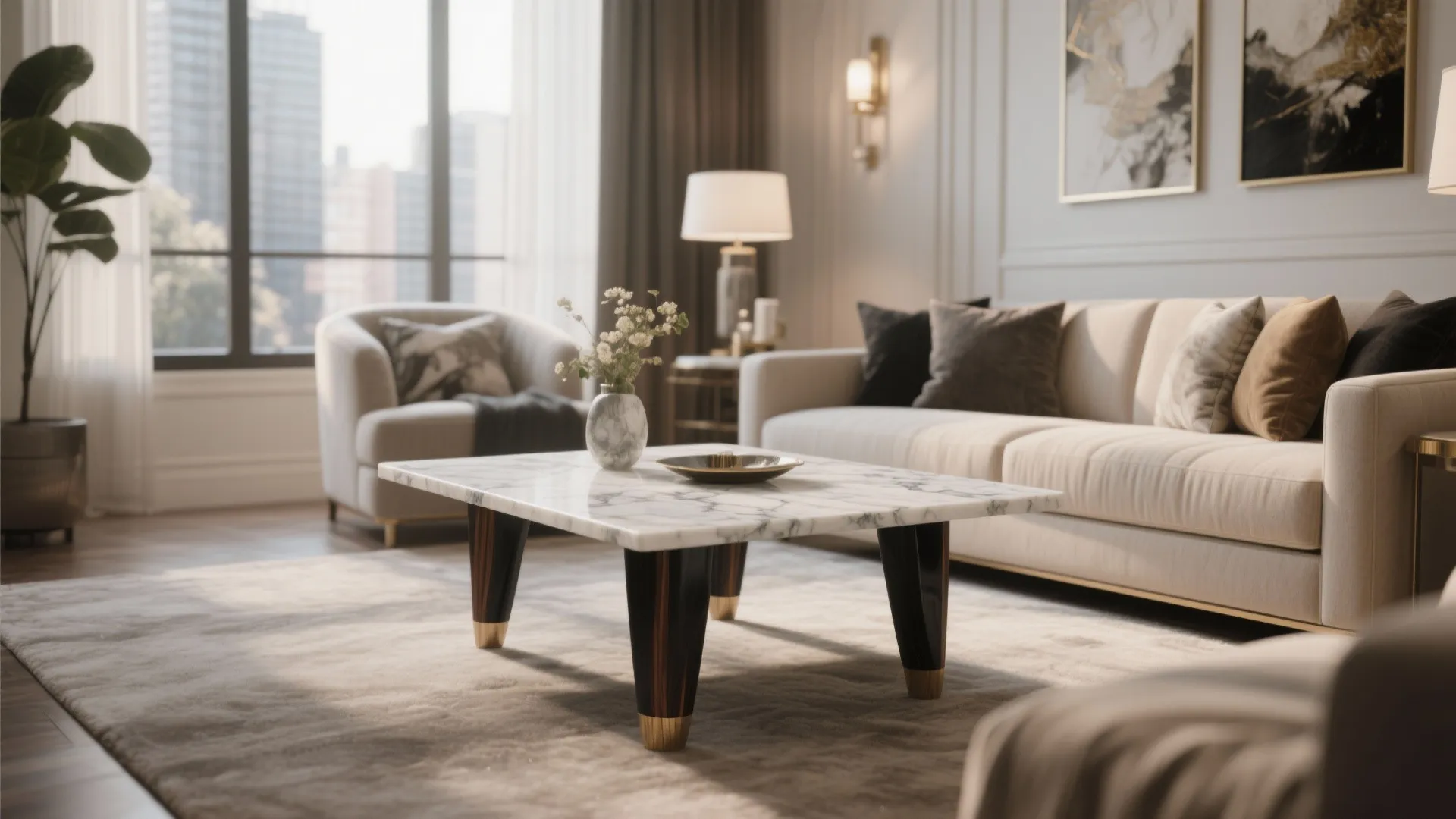 Marble top sophistication