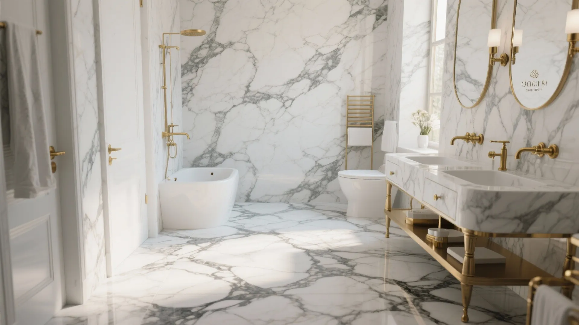 4. Dramatic Marble Veining