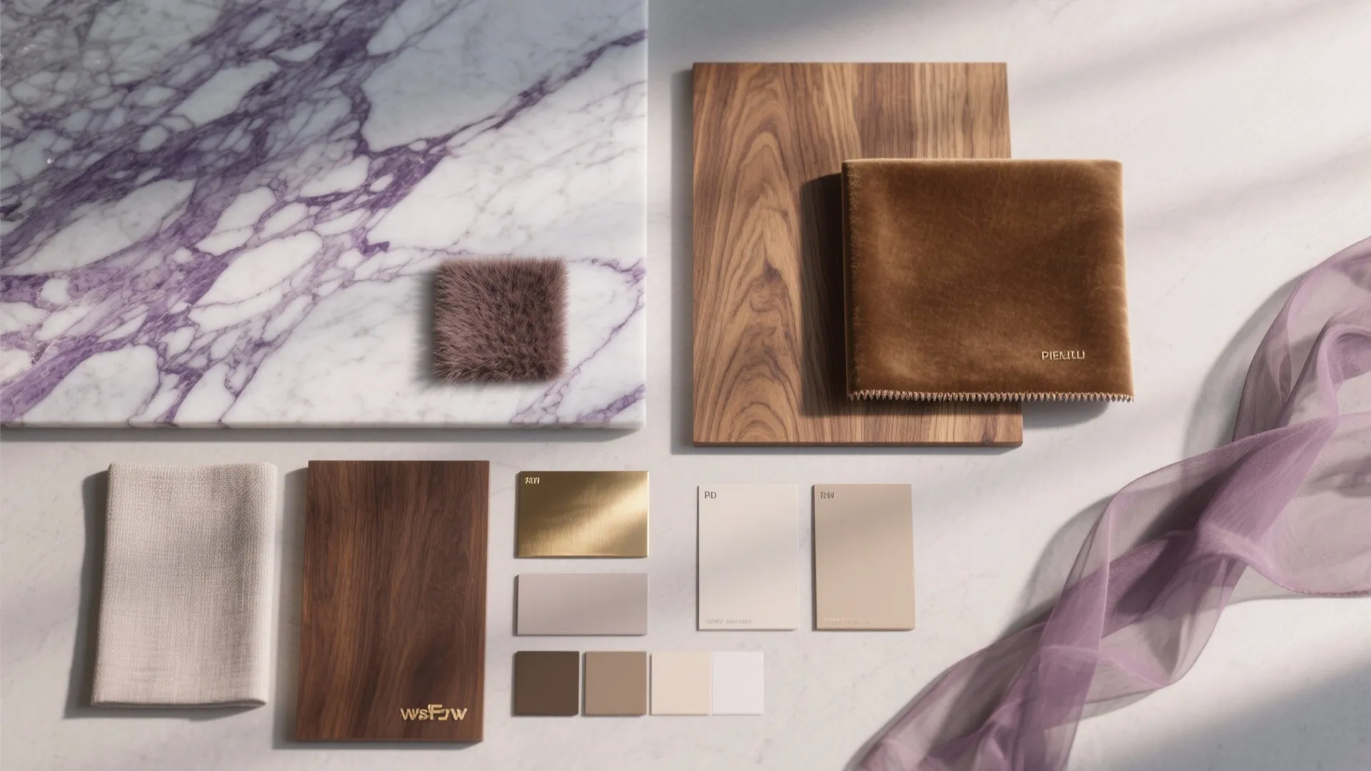 Marble, Wood, and Velvet: A Tactile Palette That Lasts