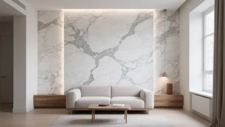 Marble Design Wall: 5 Ideas for Small Spaces