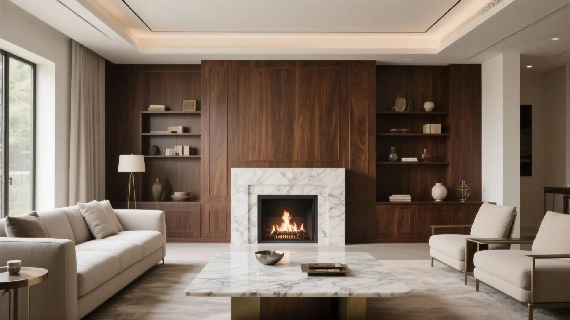 Warm Marble + Walnut: The Bangalore Palette