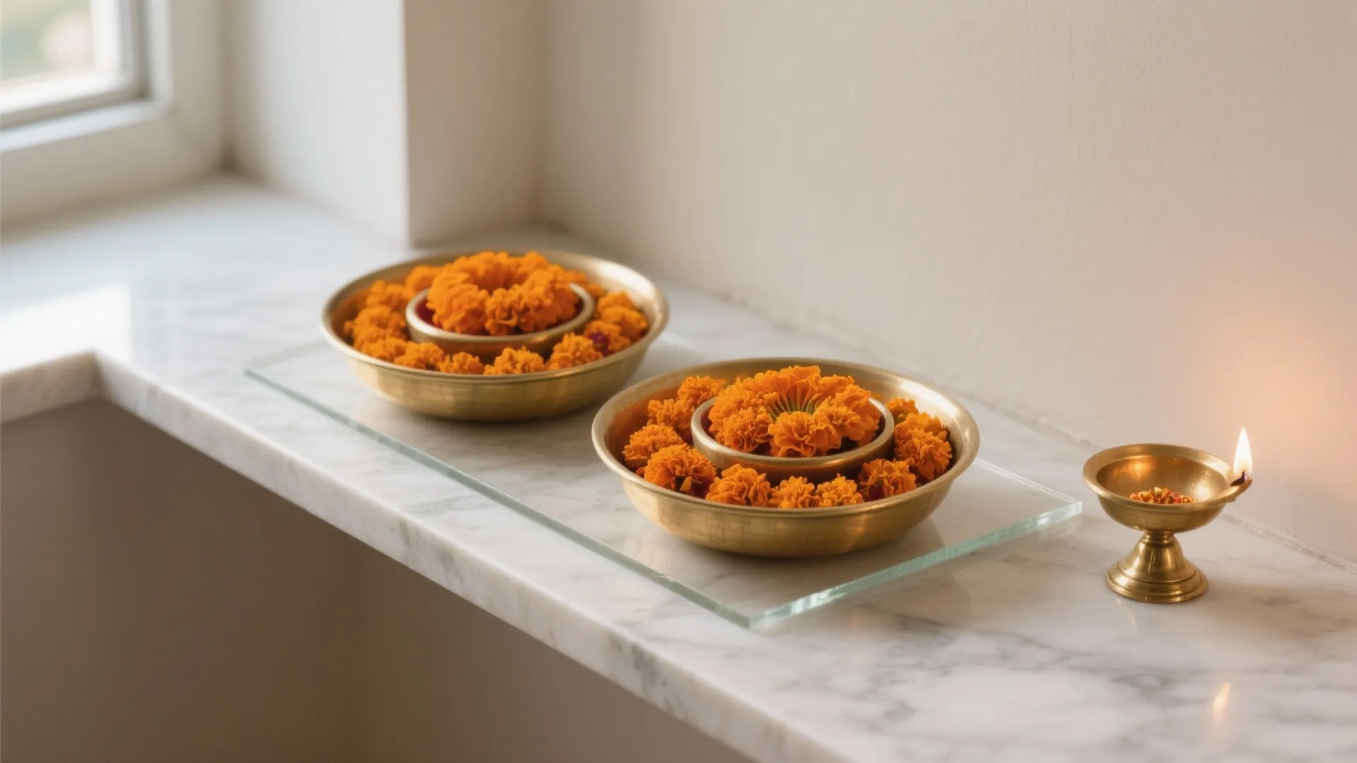 Minimal marigold layering