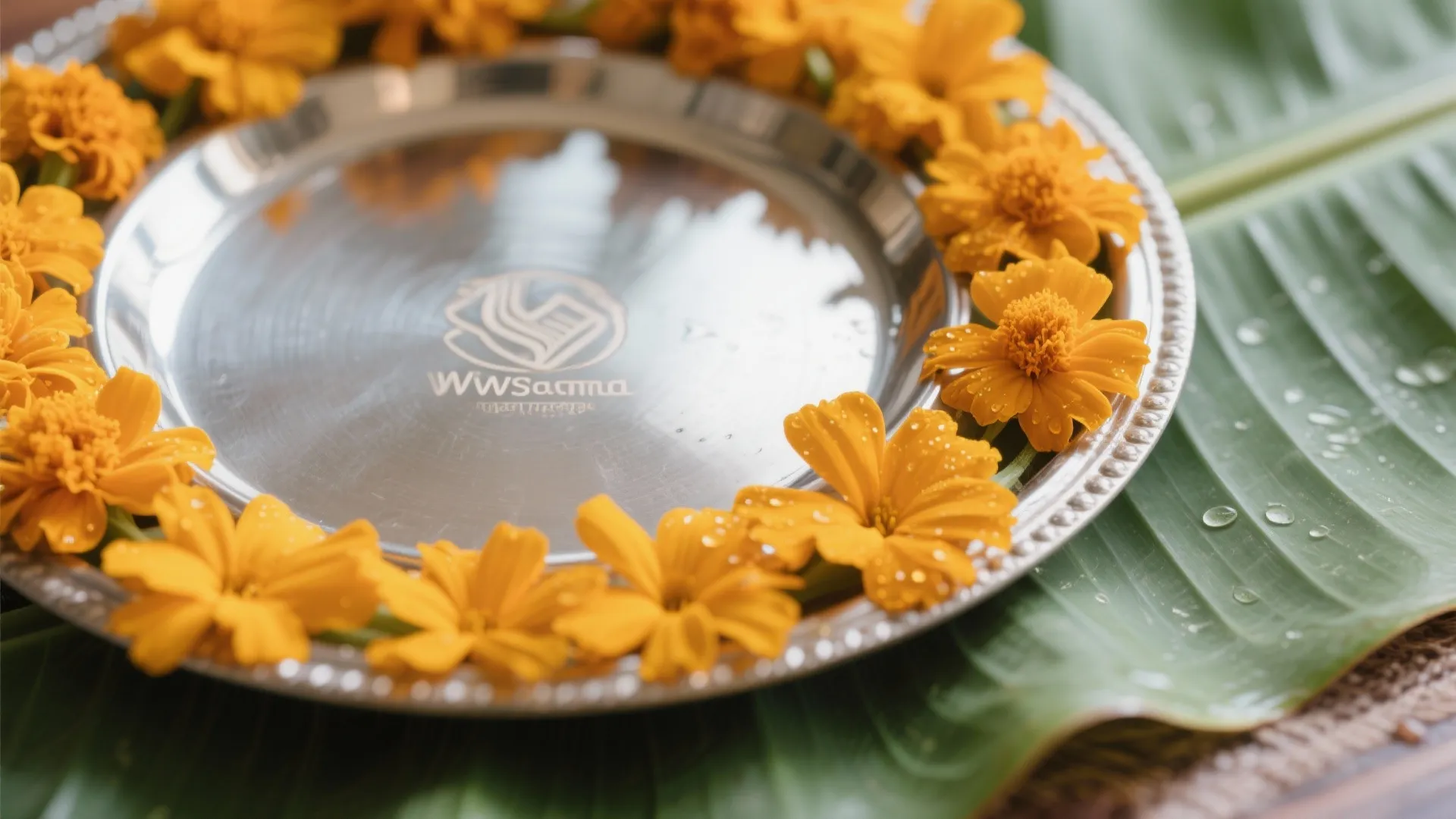 Marigold Ring with Reusable Leaf Base