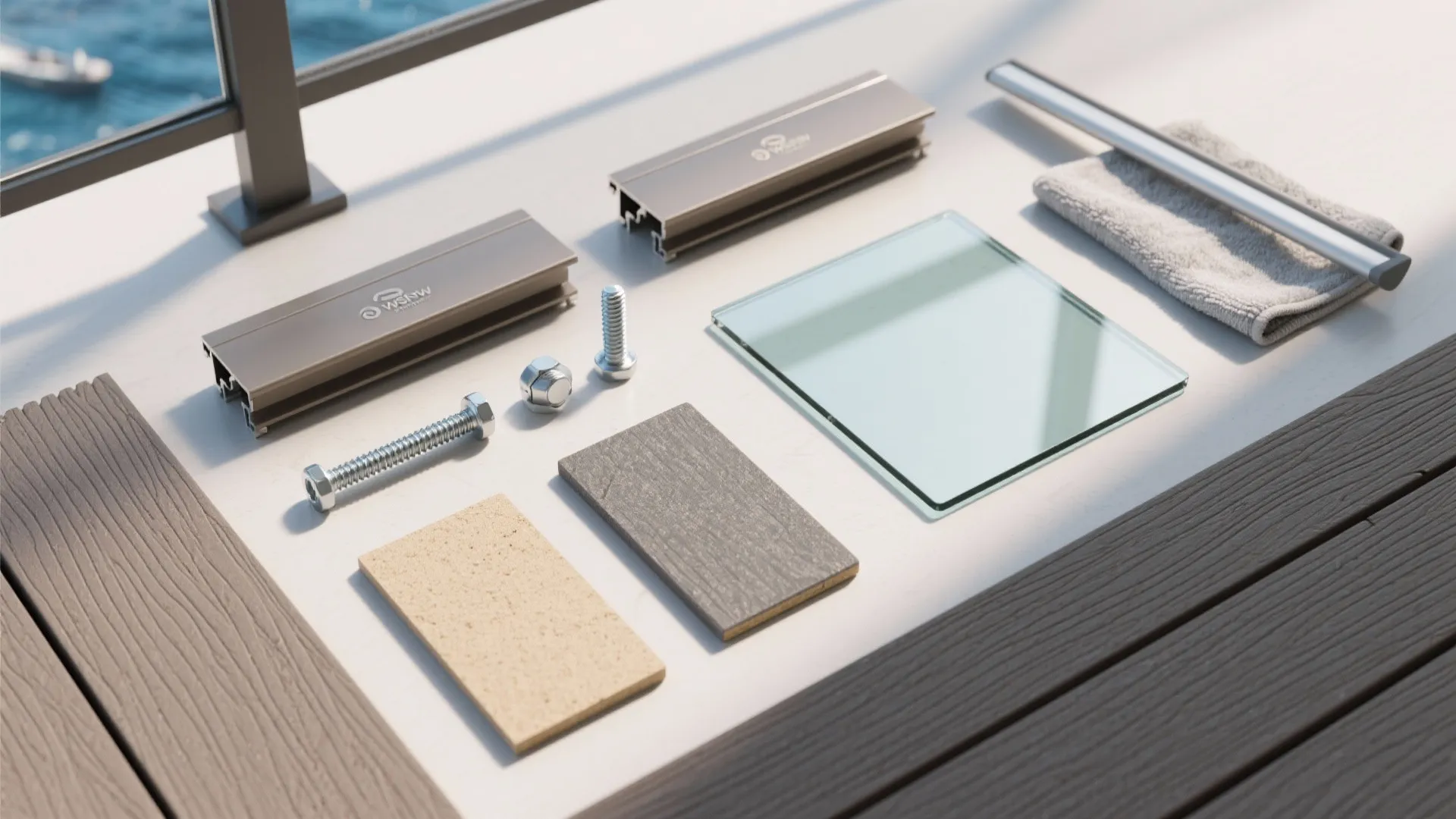 Marine‑ready materials that still look refined