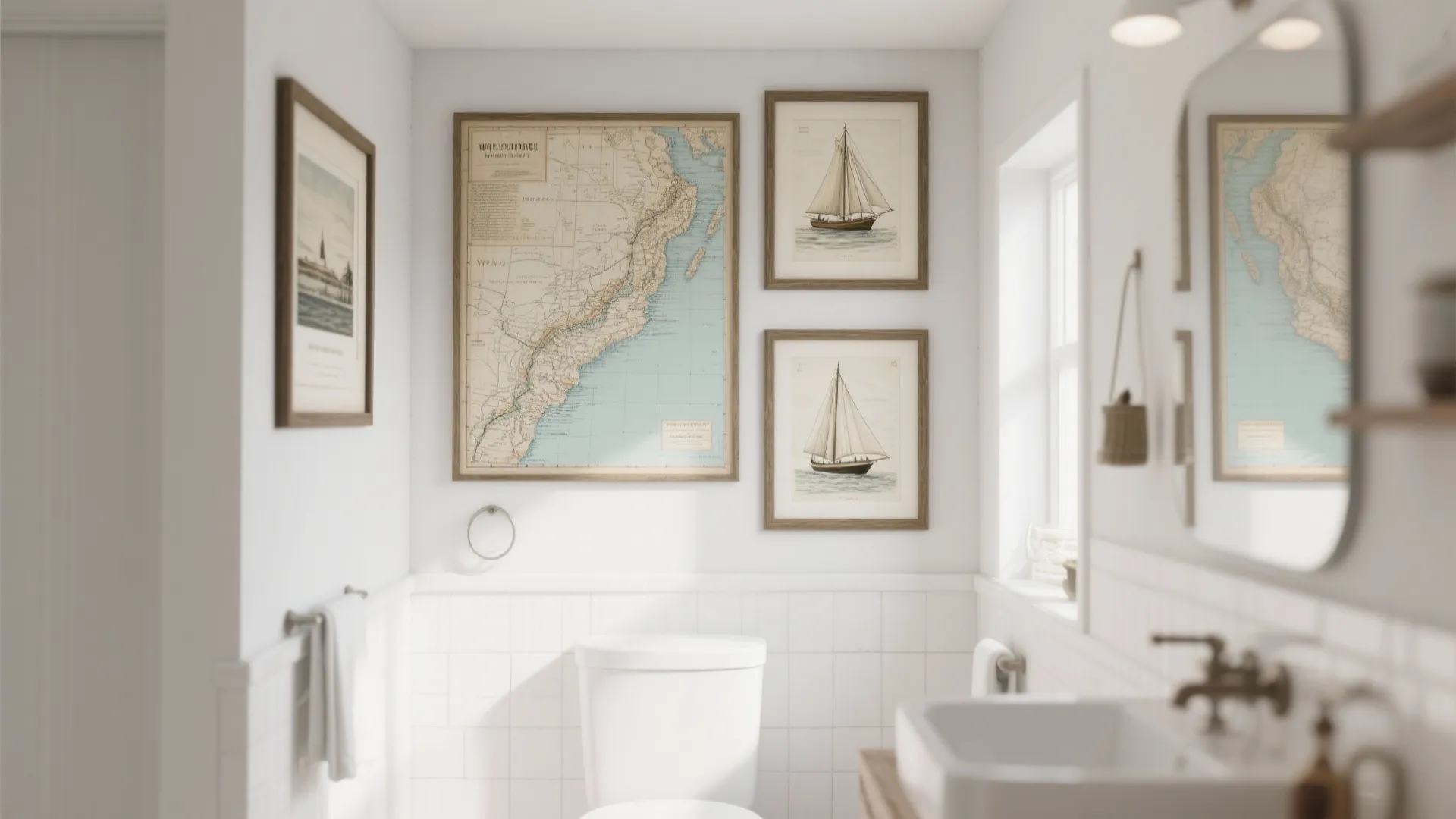 Tip 3: Marine-Inspired Wall Art
