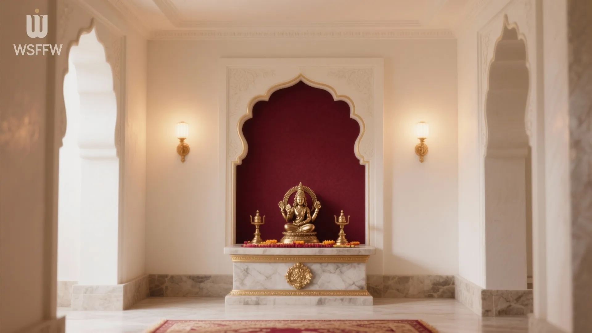 Idea 4: Devotional Reds and Maroons as a Focal Accent
