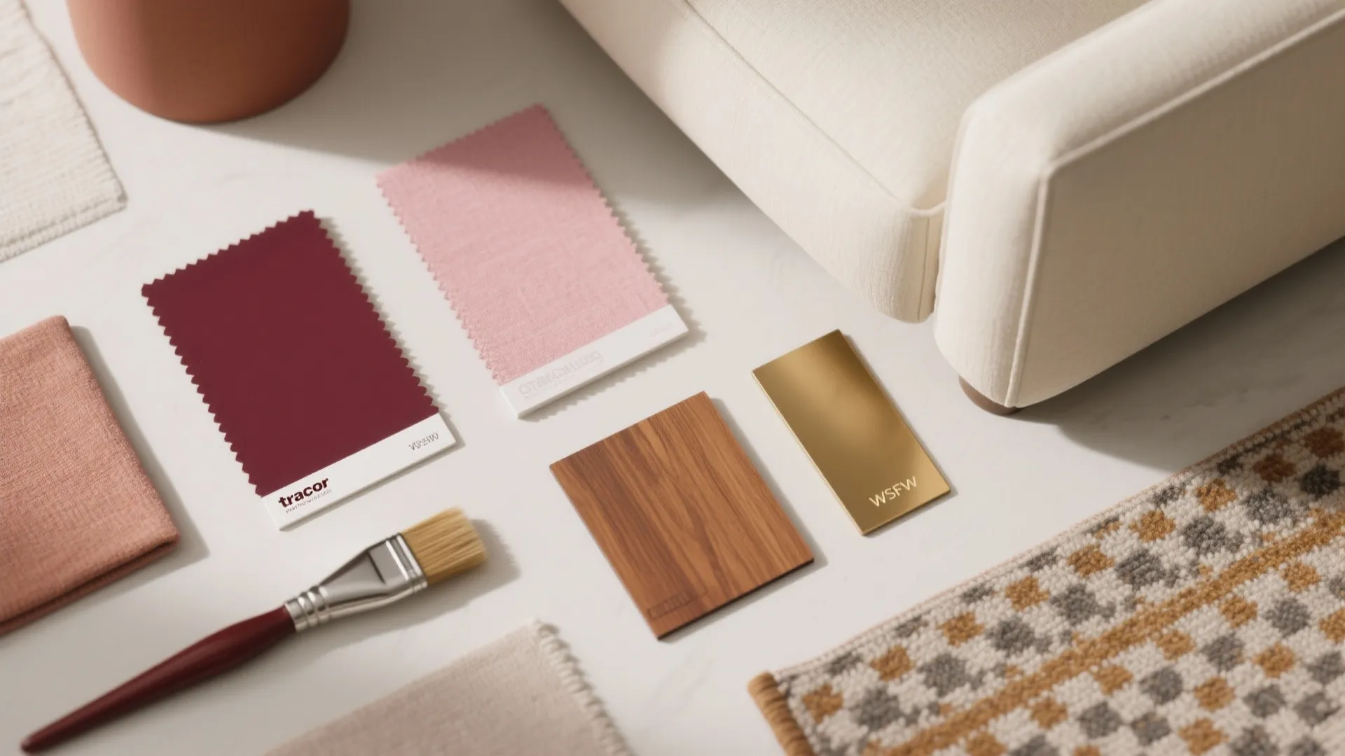 2. Maroon, Blush and Cream for a Modern Twist