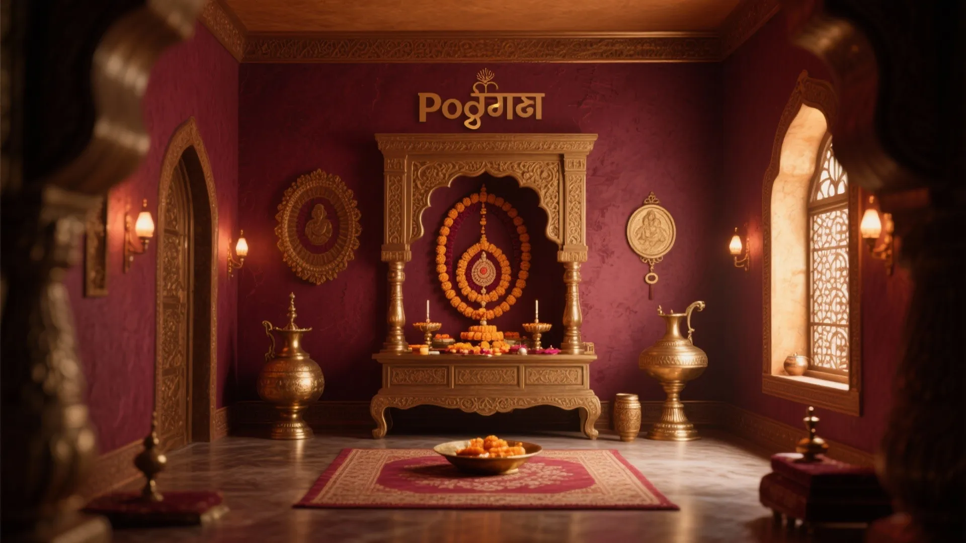 Rich Maroon Elegance