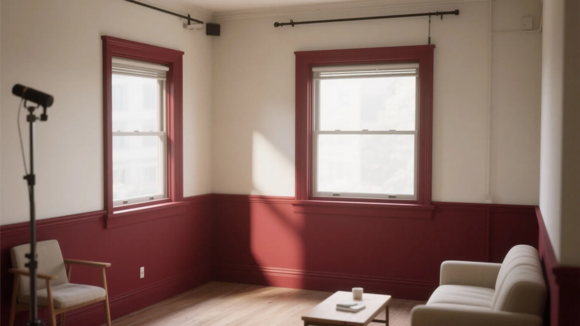 2. Use maroon as a trim or ceiling surprise