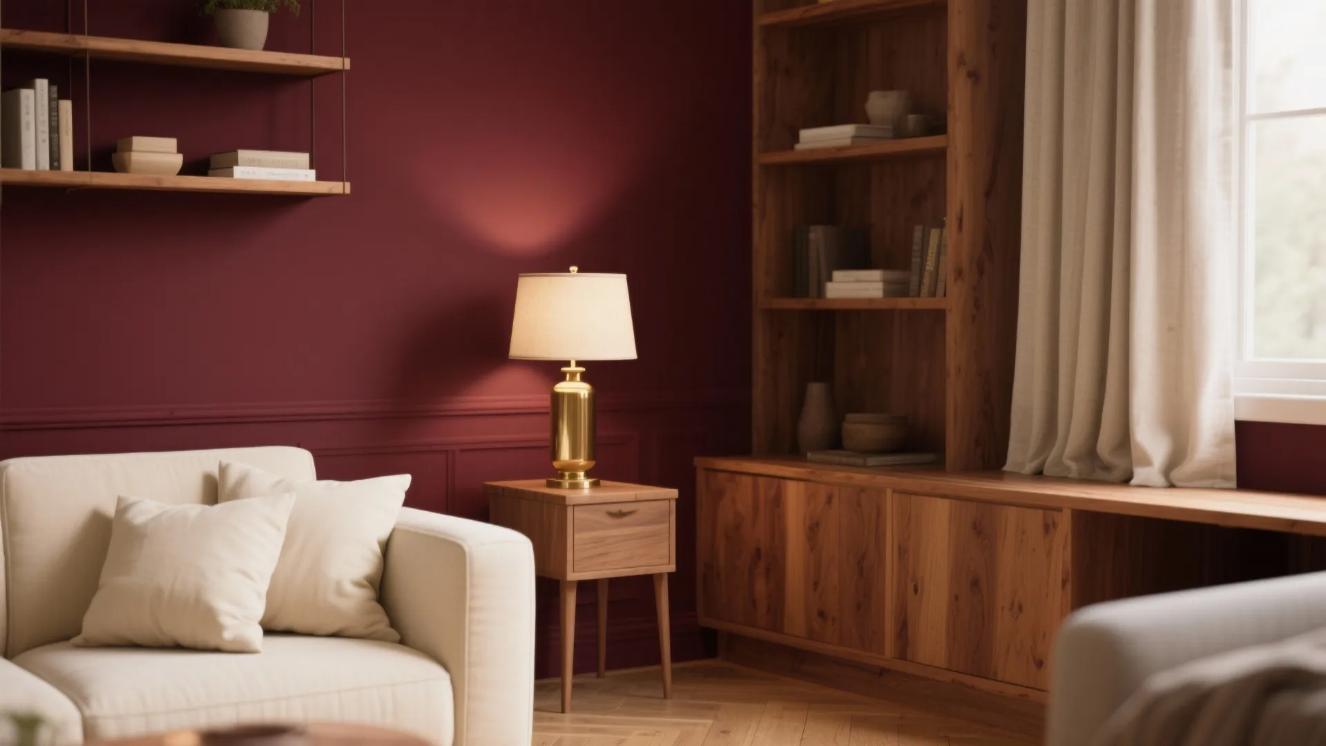 Maroon Shades Wall Paint Tractor Emulsion — 5 Ideas: Practical maroon wall paint inspirations, pairing tips and small-space tricks from a seasoned designer