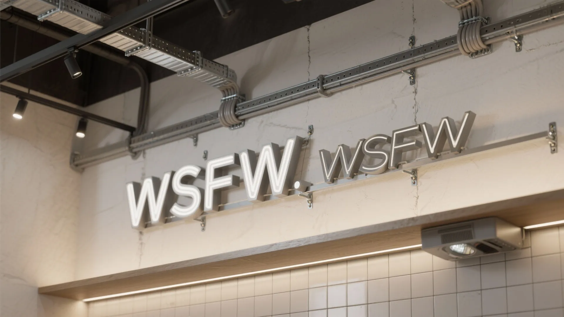 Marquee Metal Letters as Accent and Task Light