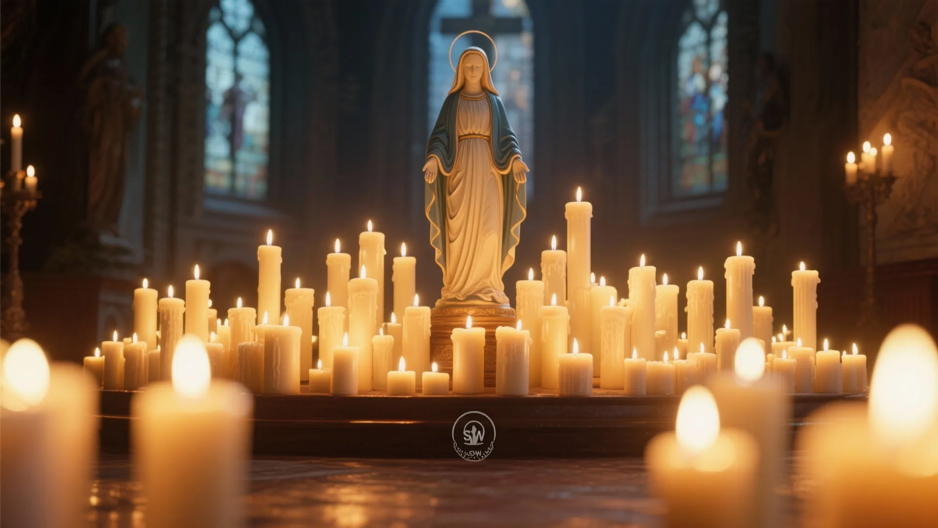 6. Candle Arrangement