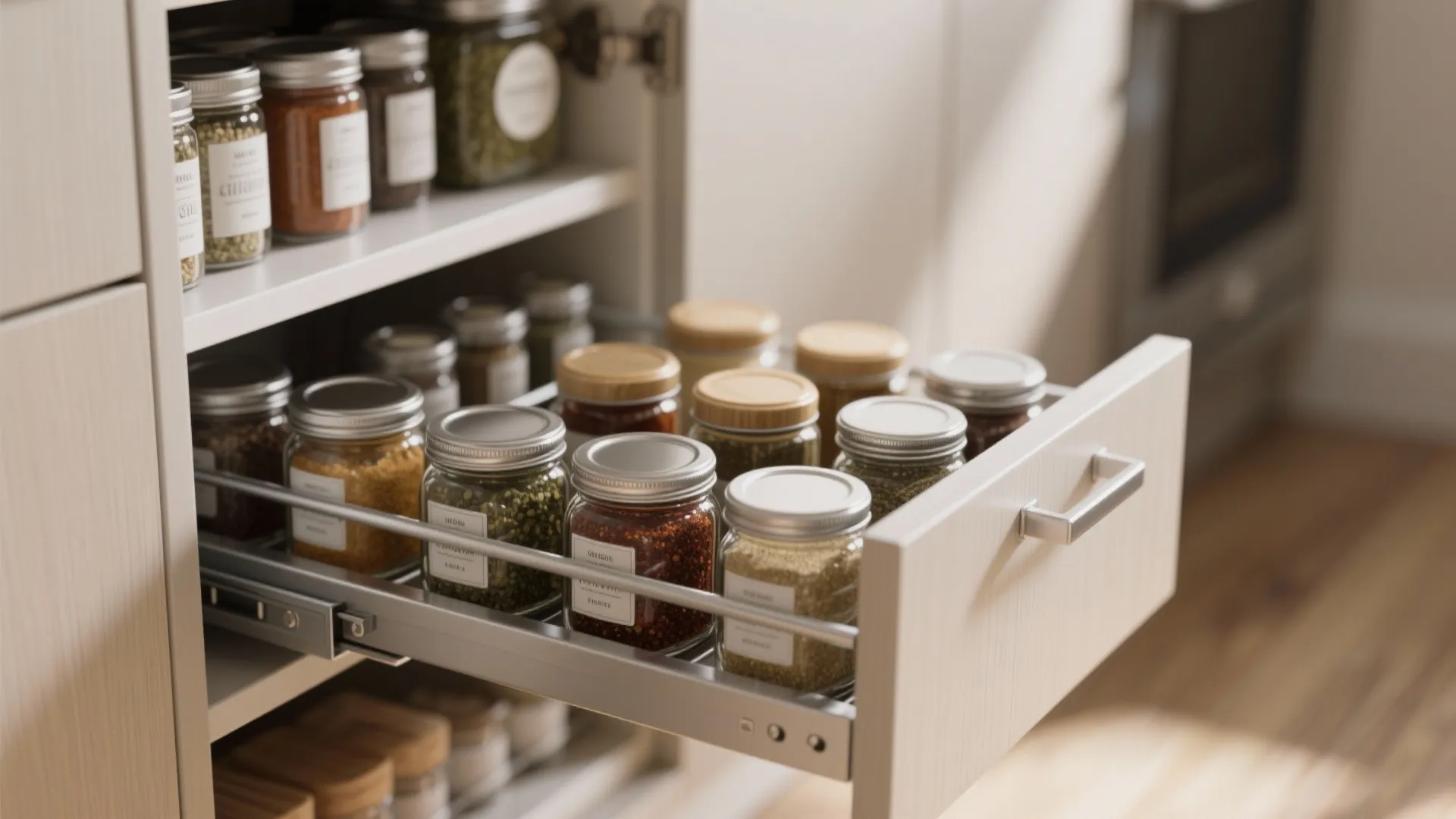 Minimalist kitchen storage for city apartments