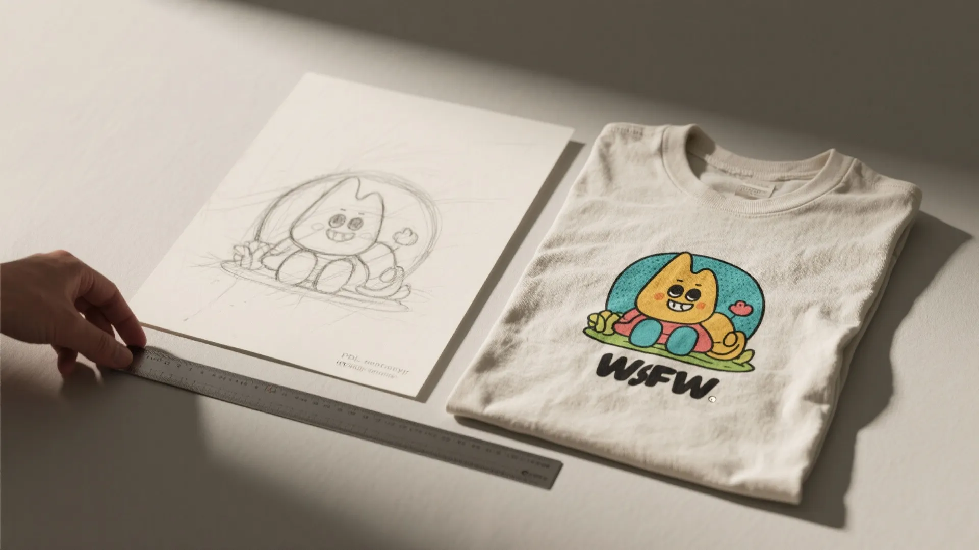 3. Illustrated Mascot Story