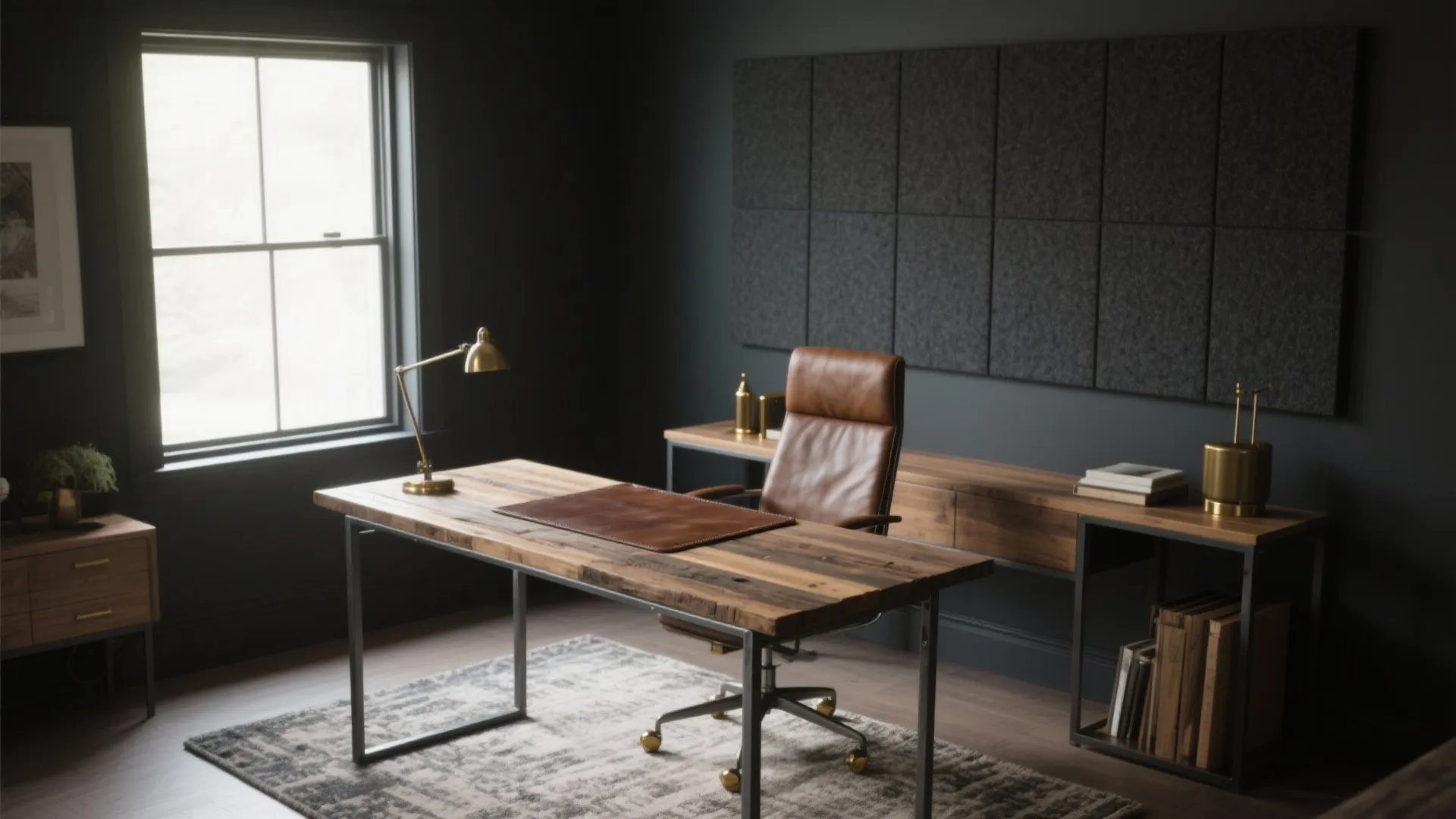 Masculine Mens Home Office Ideas: 5 Strong Concepts: Bold, functional and surprisingly livable office concepts for men who want attitude without the clutter