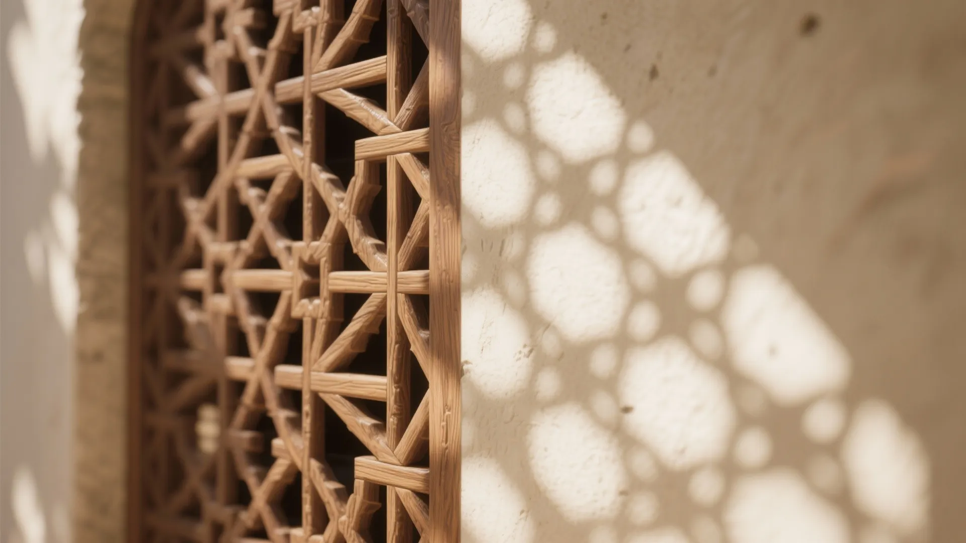 Mashrabiya Screens and Gentle Arches